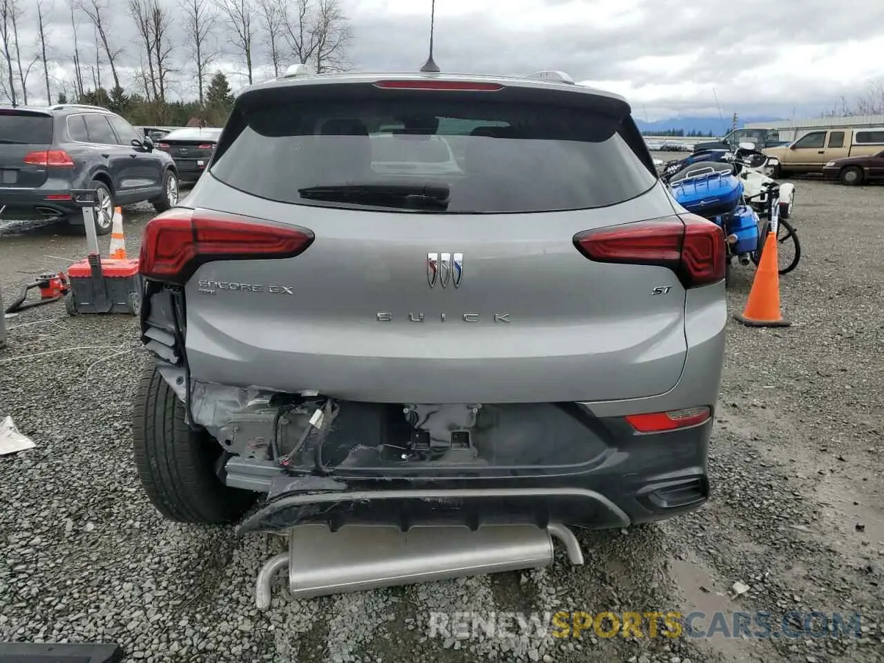 6 Фотография поврежденного автомобиля KL4AMESL8RB046944 BUICK ENCORE 2024