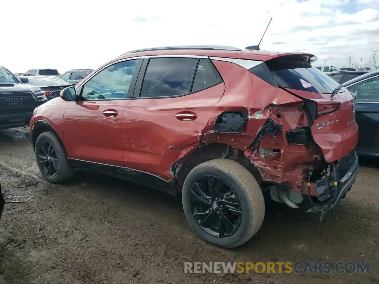 2 Фотография поврежденного автомобиля KL4AMESL8RB075716 BUICK ENCORE 2024
