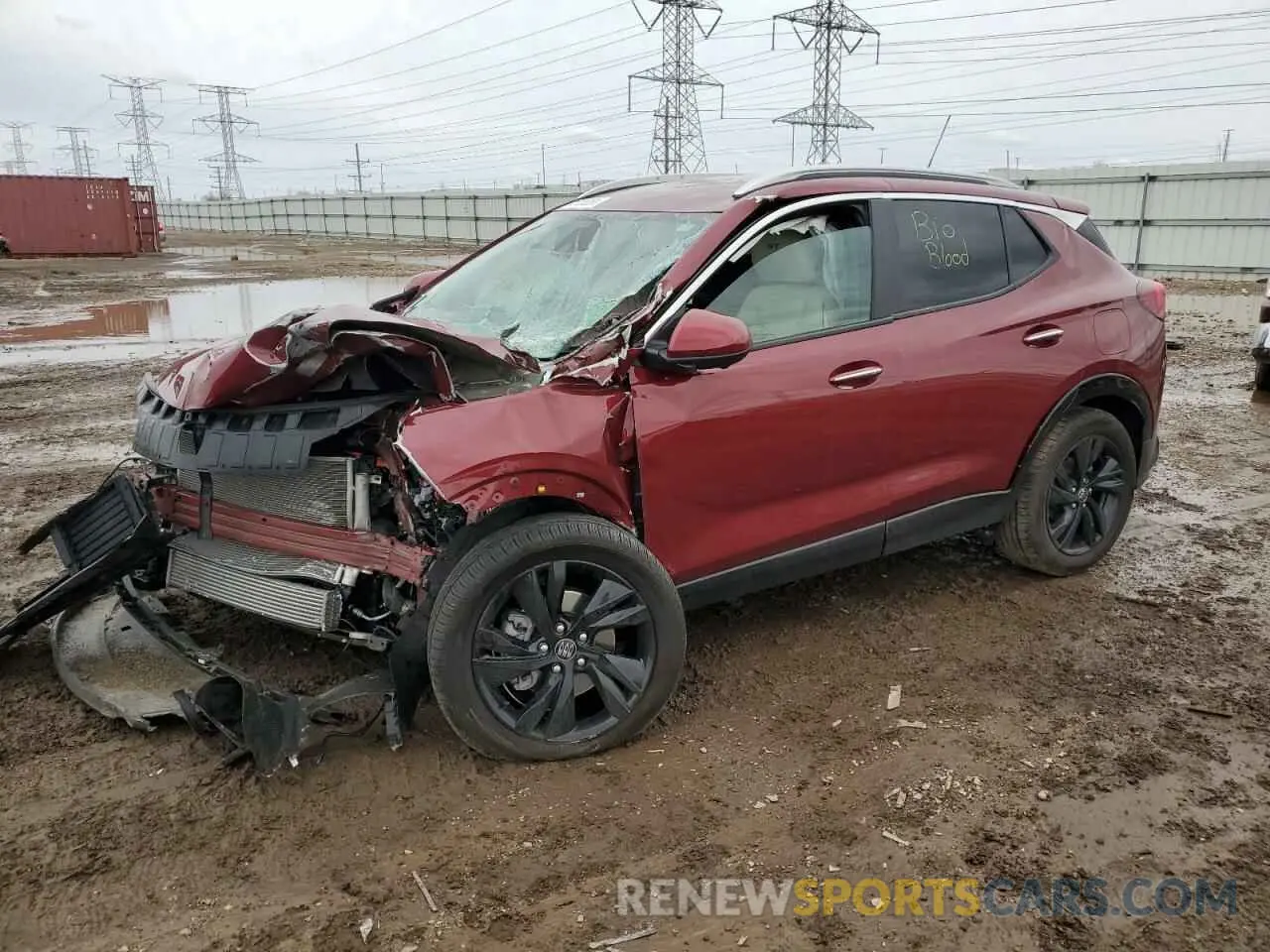 1 Фотография поврежденного автомобиля KL4AMESLXRB208752 BUICK ENCORE 2024