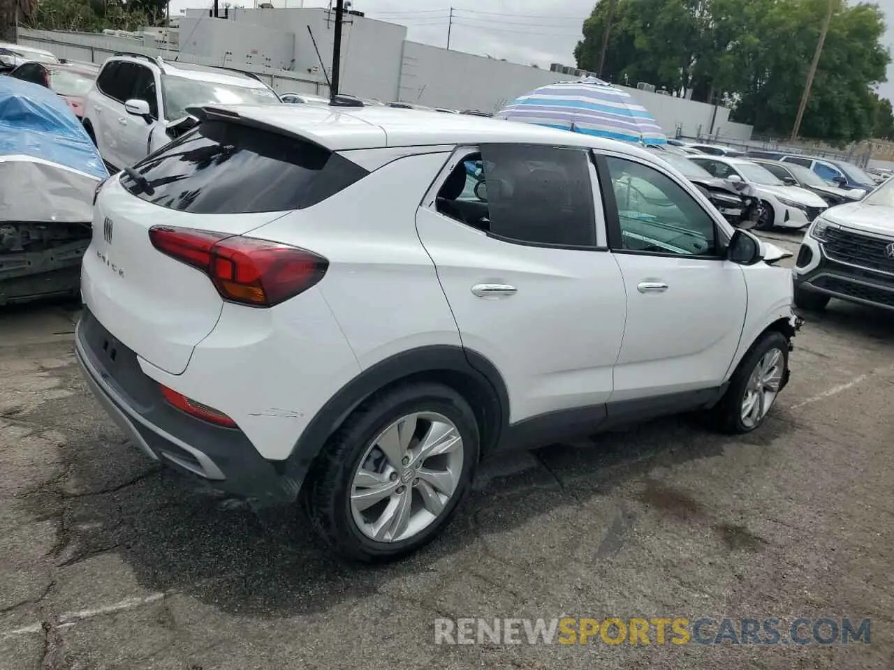 3 Фотография поврежденного автомобиля KL4AMBSL0SB142197 BUICK ENCORE 2025