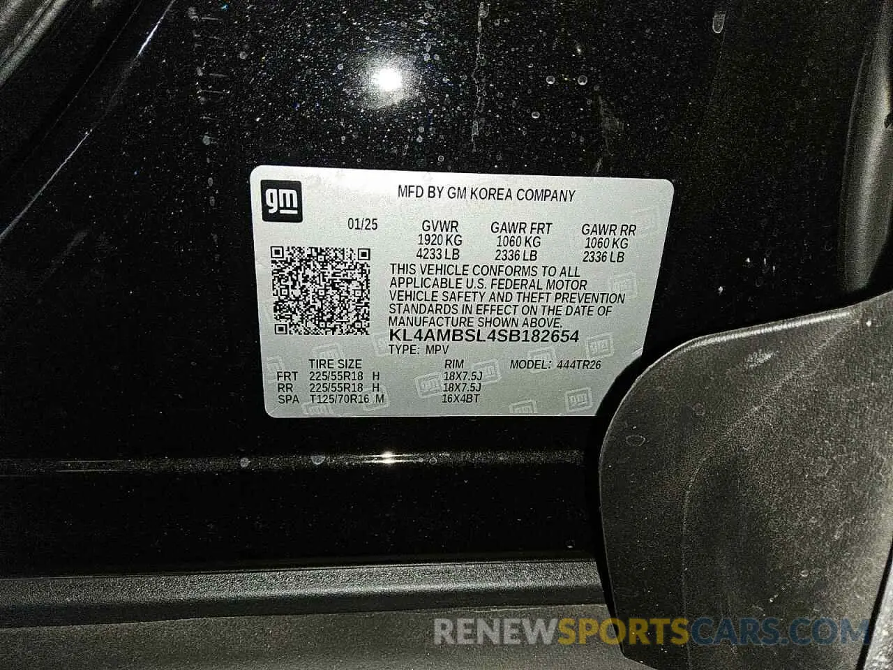 13 Фотография поврежденного автомобиля KL4AMBSL4SB182654 BUICK ENCORE 2025