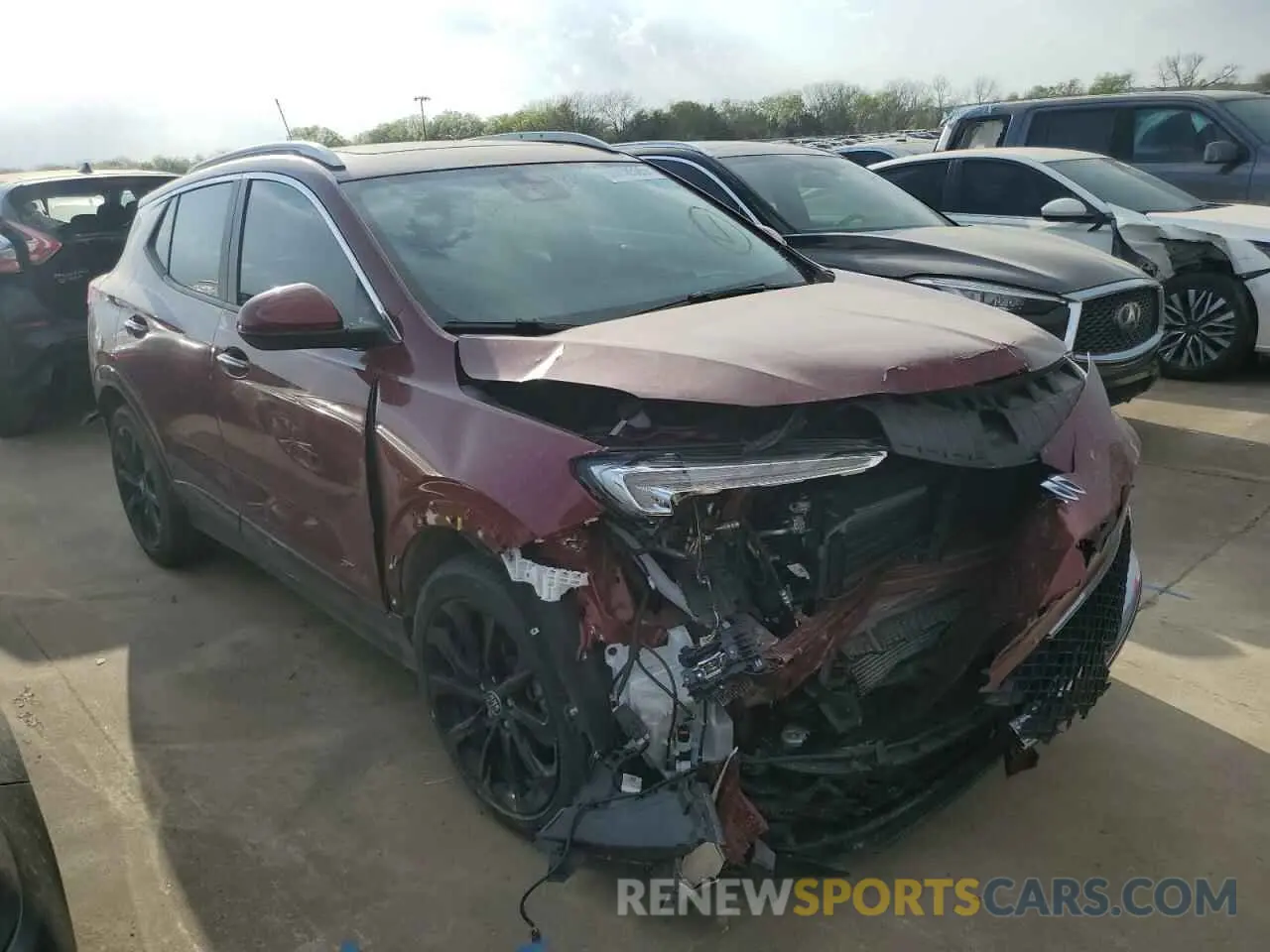 4 Фотография поврежденного автомобиля KL4AMDSL5SB021788 BUICK ENCORE 2025