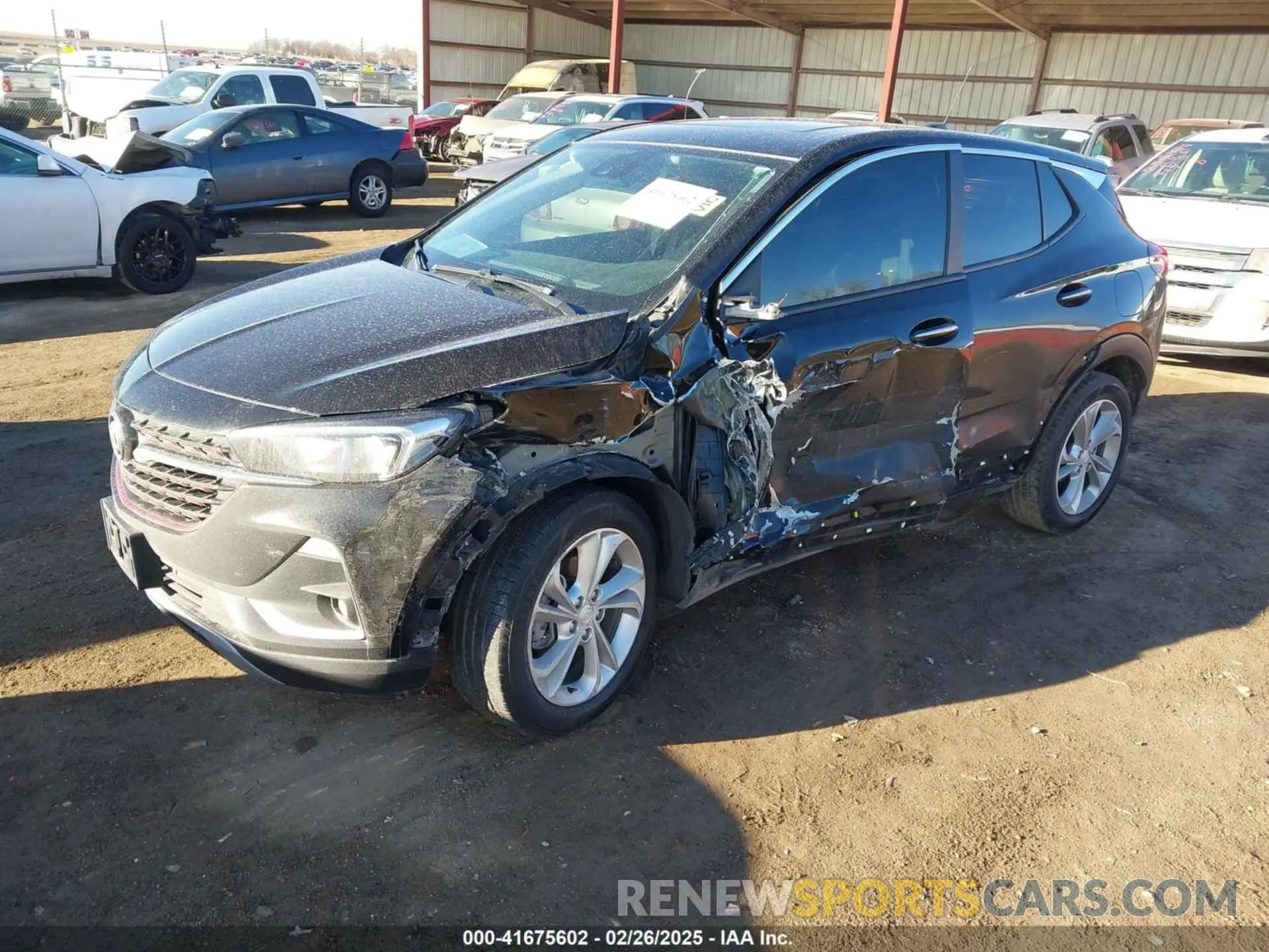 2 Фотография поврежденного автомобиля KL4MMBS22LB097253 BUICK ENCORE GX 2020