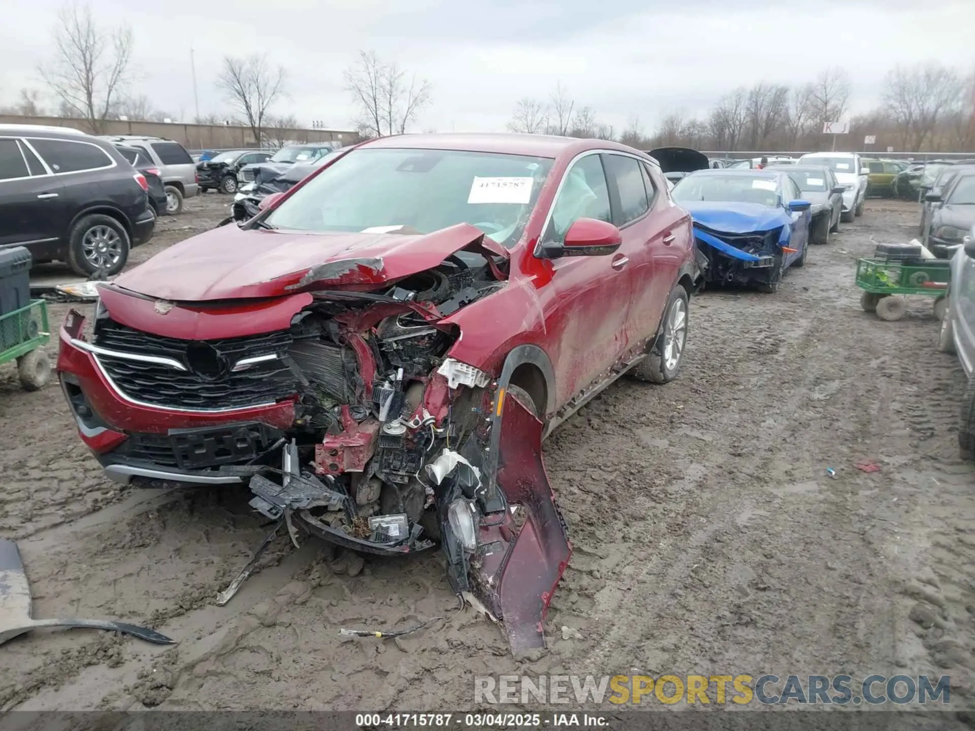 2 Фотография поврежденного автомобиля KL4MMCSL4LB102256 BUICK ENCORE GX 2020