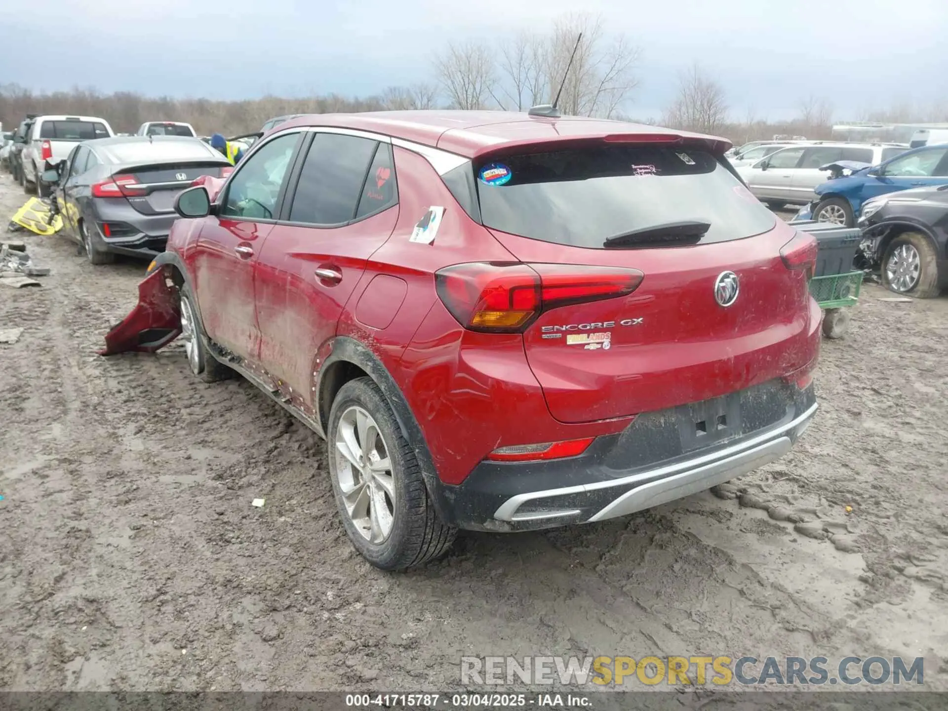 3 Фотография поврежденного автомобиля KL4MMCSL4LB102256 BUICK ENCORE GX 2020