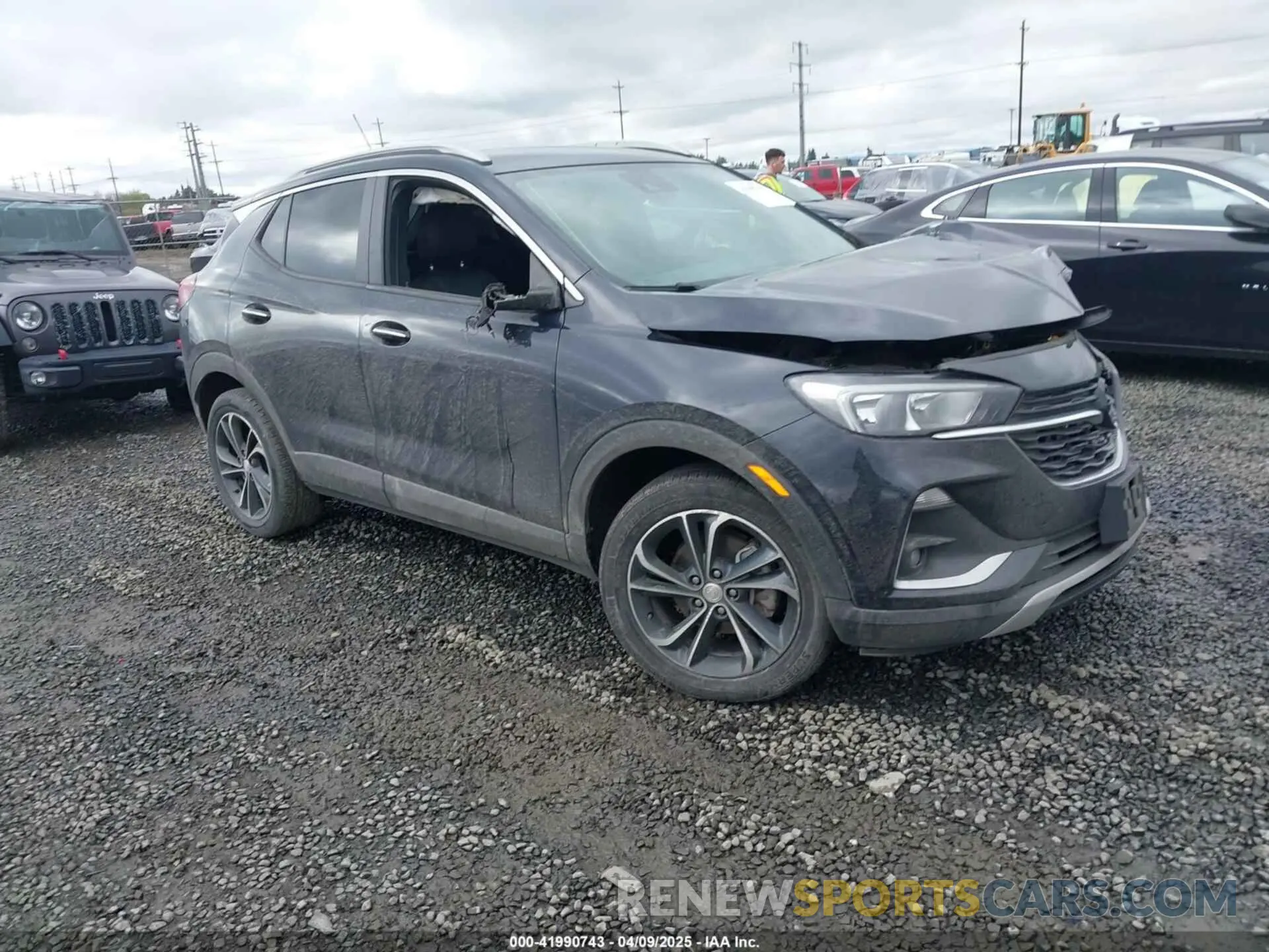 1 Photograph of a damaged car KL4MMDS22LB124463 BUICK ENCORE GX 2020