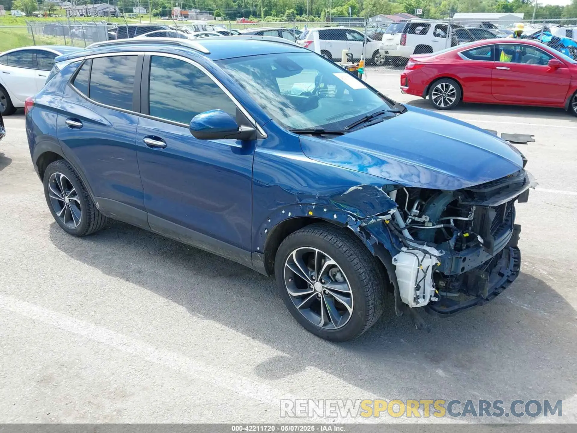1 Фотография поврежденного автомобиля KL4MMDS23LB134211 BUICK ENCORE GX 2020