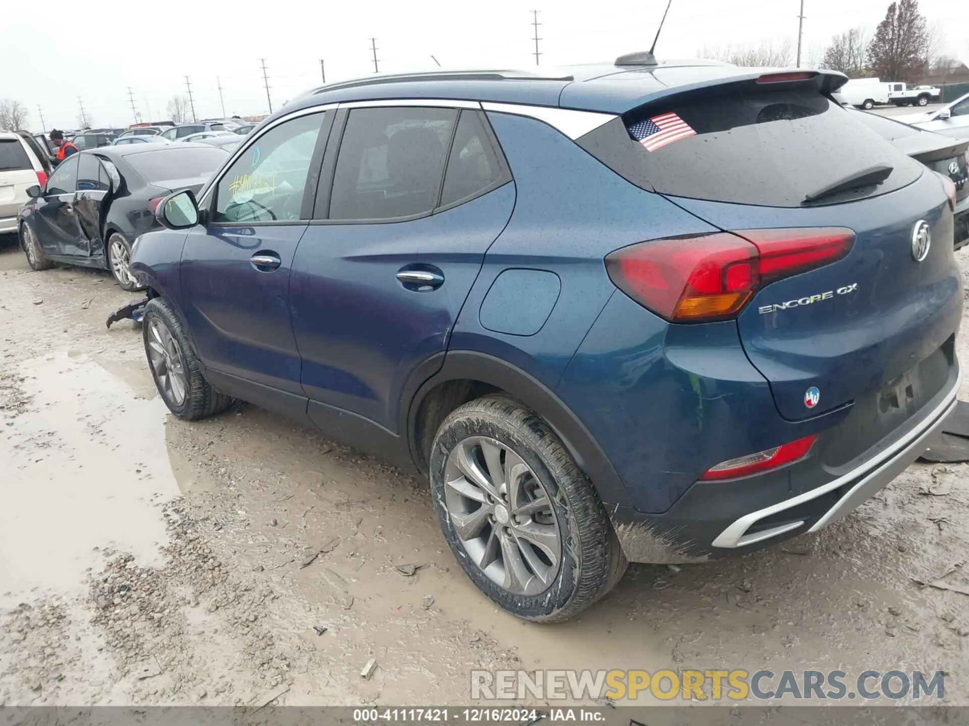 3 Фотография поврежденного автомобиля KL4MMDS25LB126188 BUICK ENCORE GX 2020