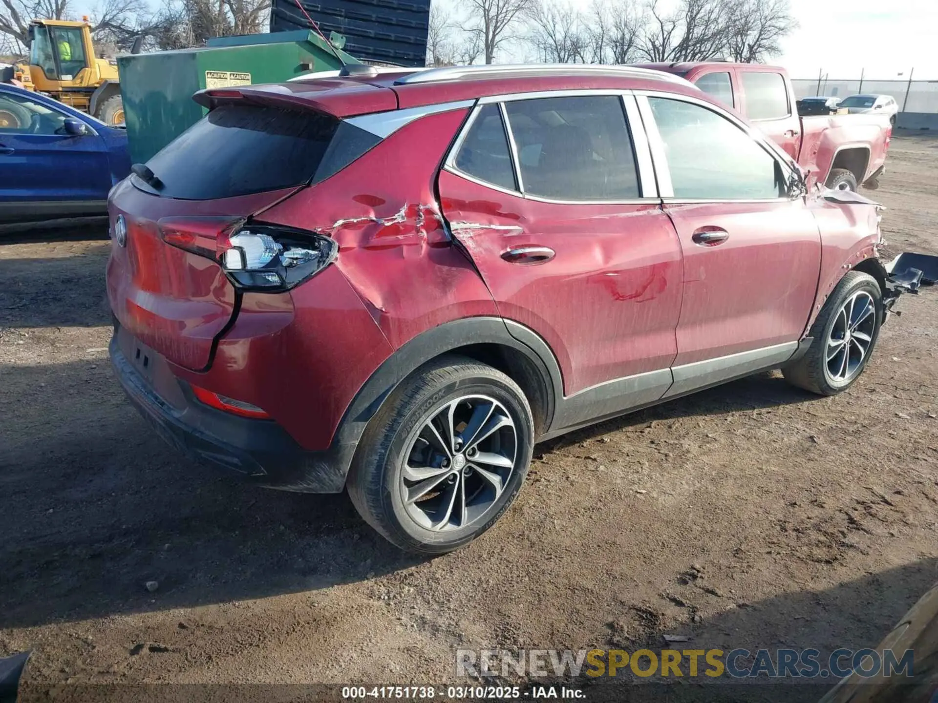 4 Photograph of a damaged car KL4MMDSL2LB100723 BUICK ENCORE GX 2020