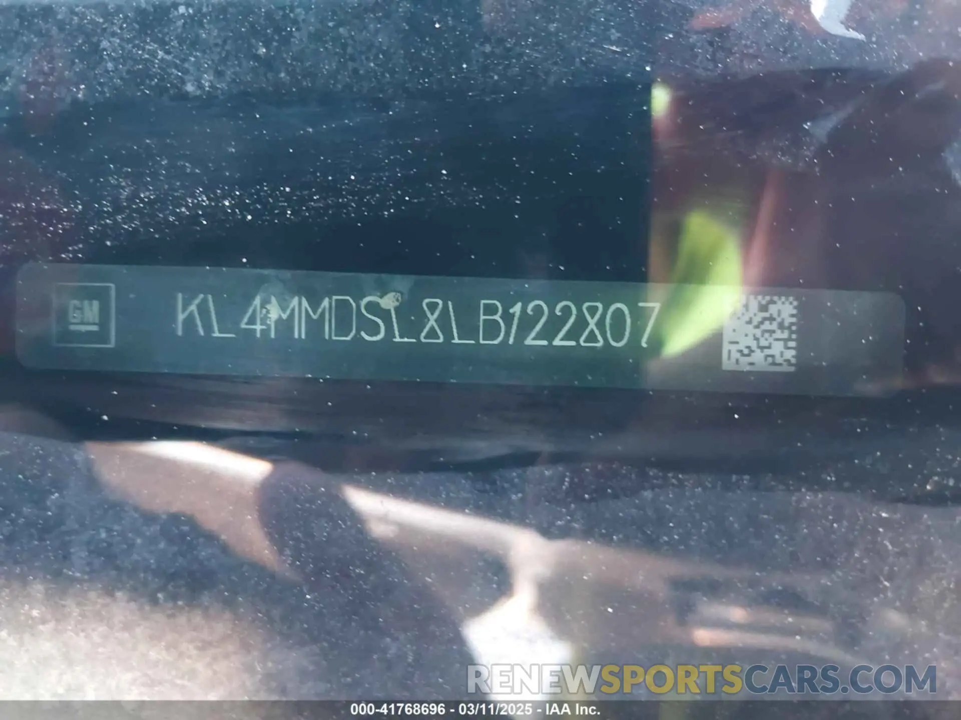 9 Фотография поврежденного автомобиля KL4MMDSL8LB122807 BUICK ENCORE GX 2020