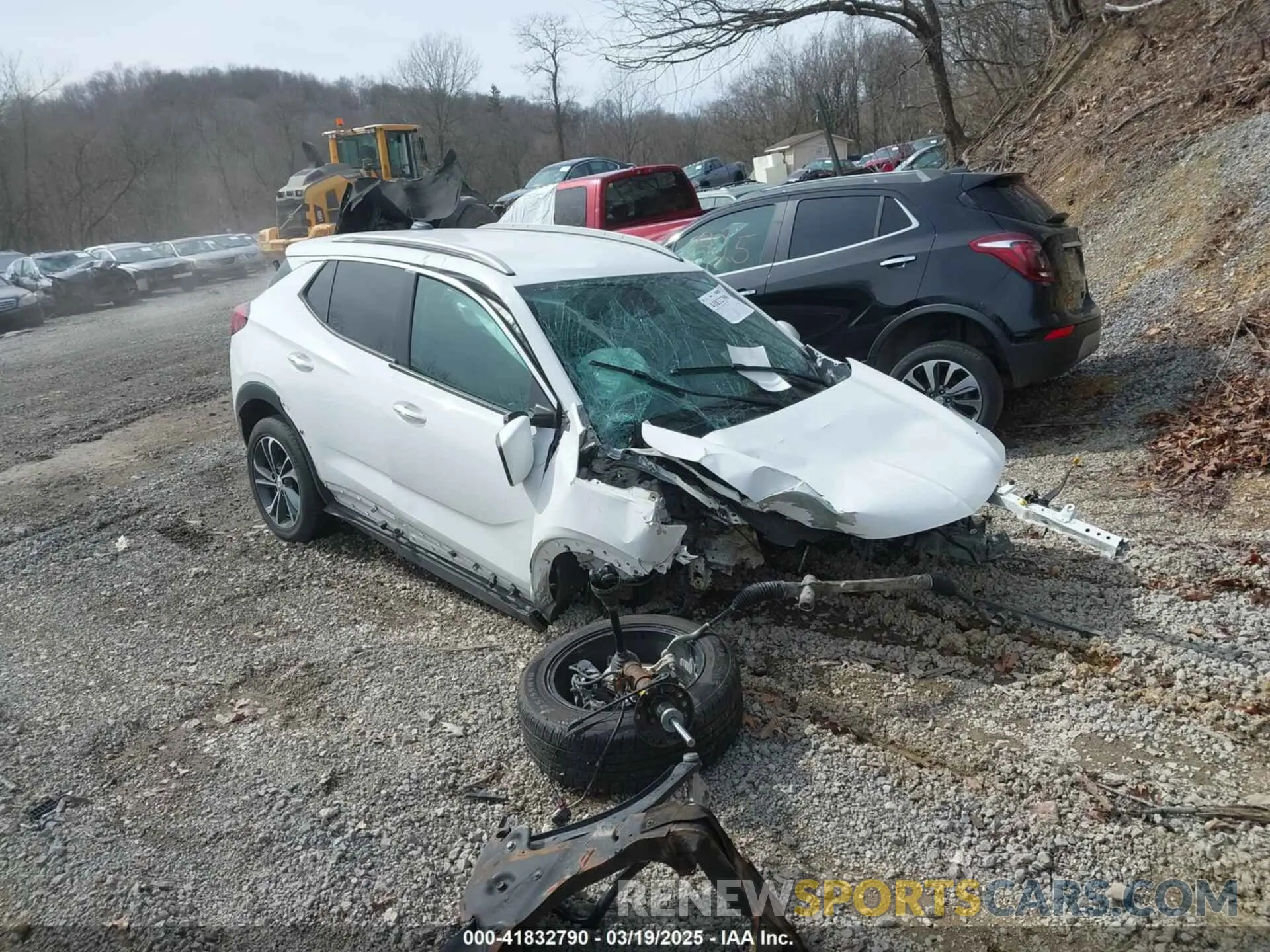 1 Photograph of a damaged car KL4MMESL3LB119836 BUICK ENCORE GX 2020