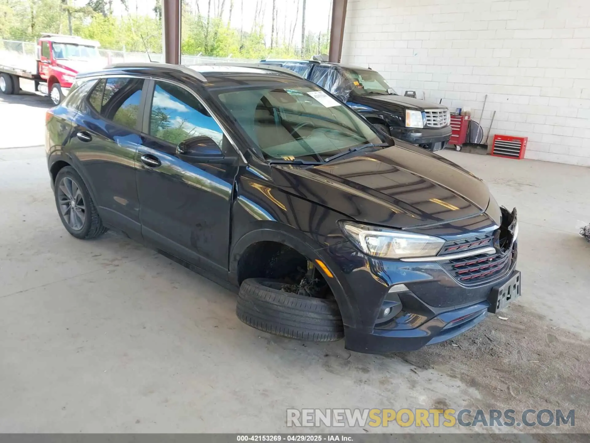 1 Фотография поврежденного автомобиля KL4MMESL4LB109543 BUICK ENCORE GX 2020