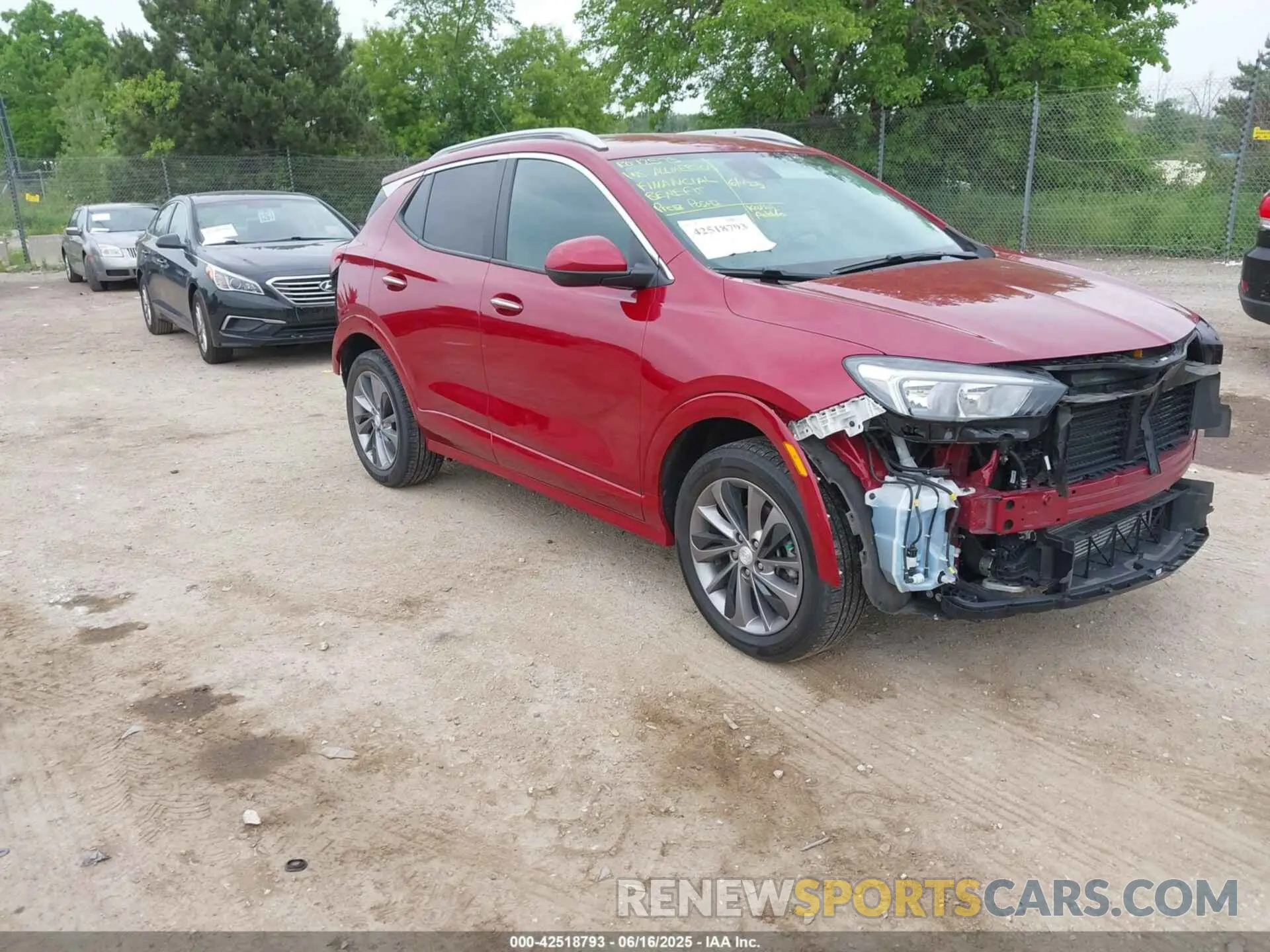 1 Фотография поврежденного автомобиля KL4MMESL7LB099963 BUICK ENCORE GX 2020