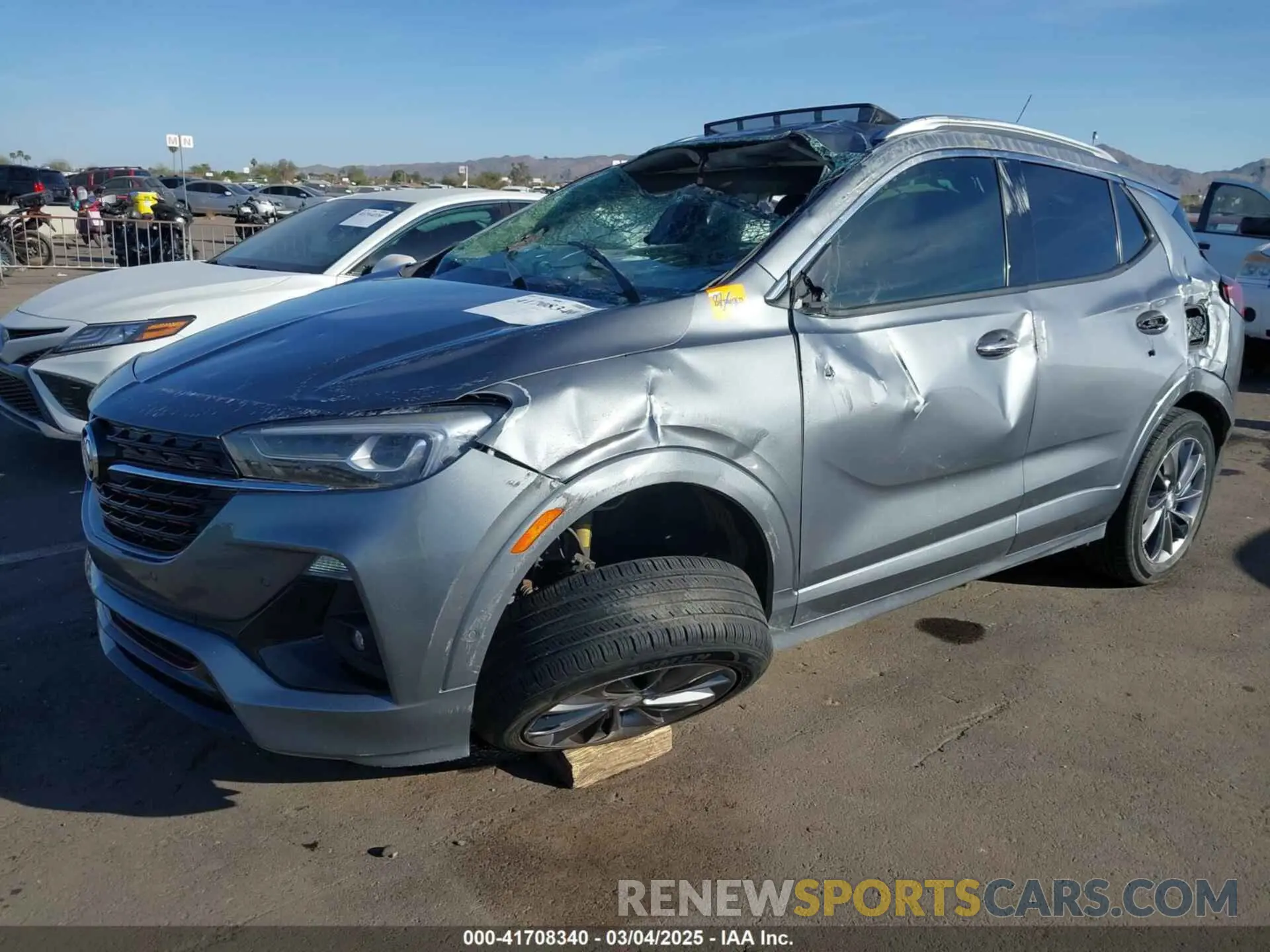 2 Фотография поврежденного автомобиля KL4MMFSL0LB104135 BUICK ENCORE GX 2020