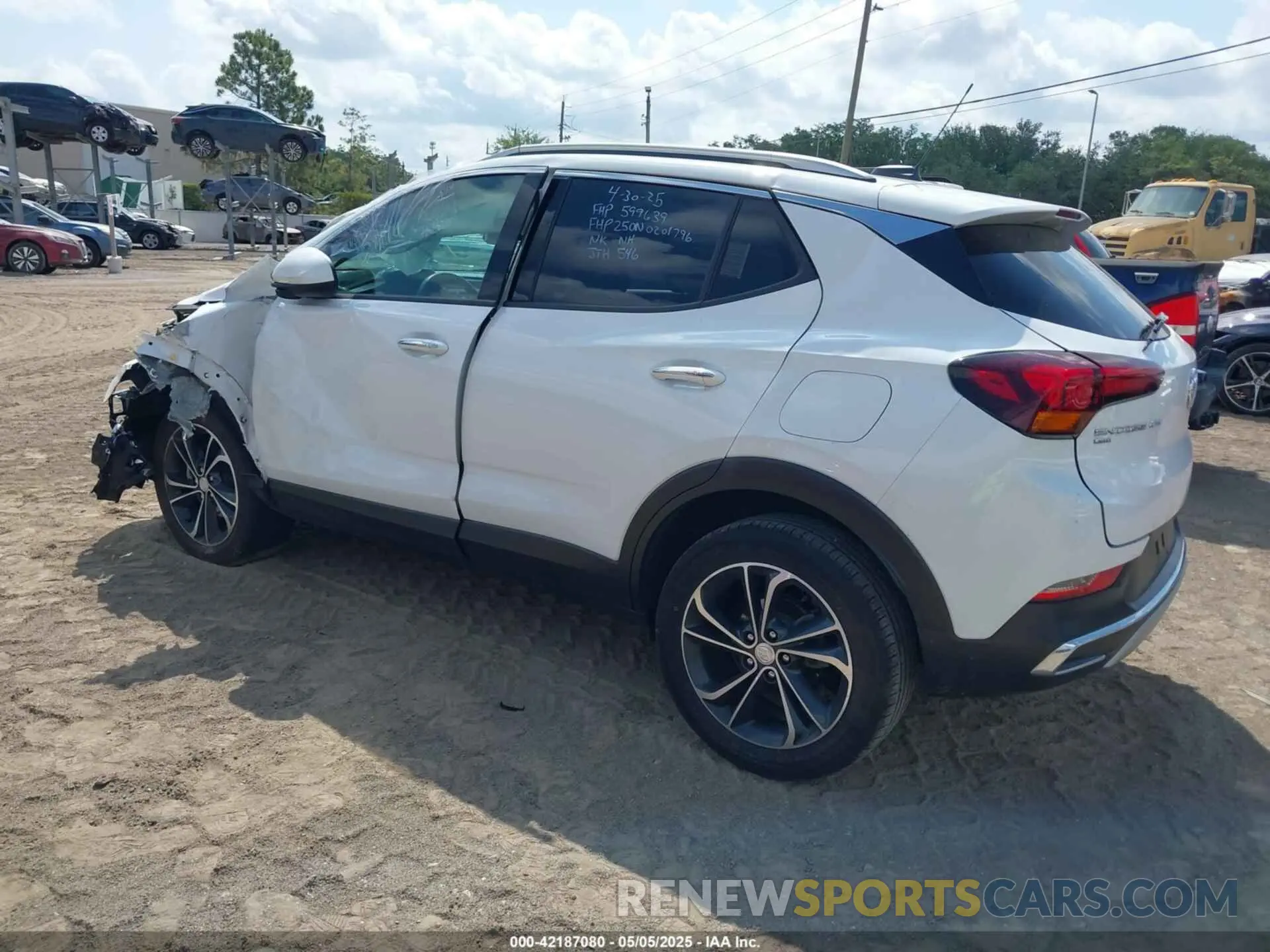 3 Photograph of a damaged car KL4MMGSL6LB101746 BUICK ENCORE GX 2020