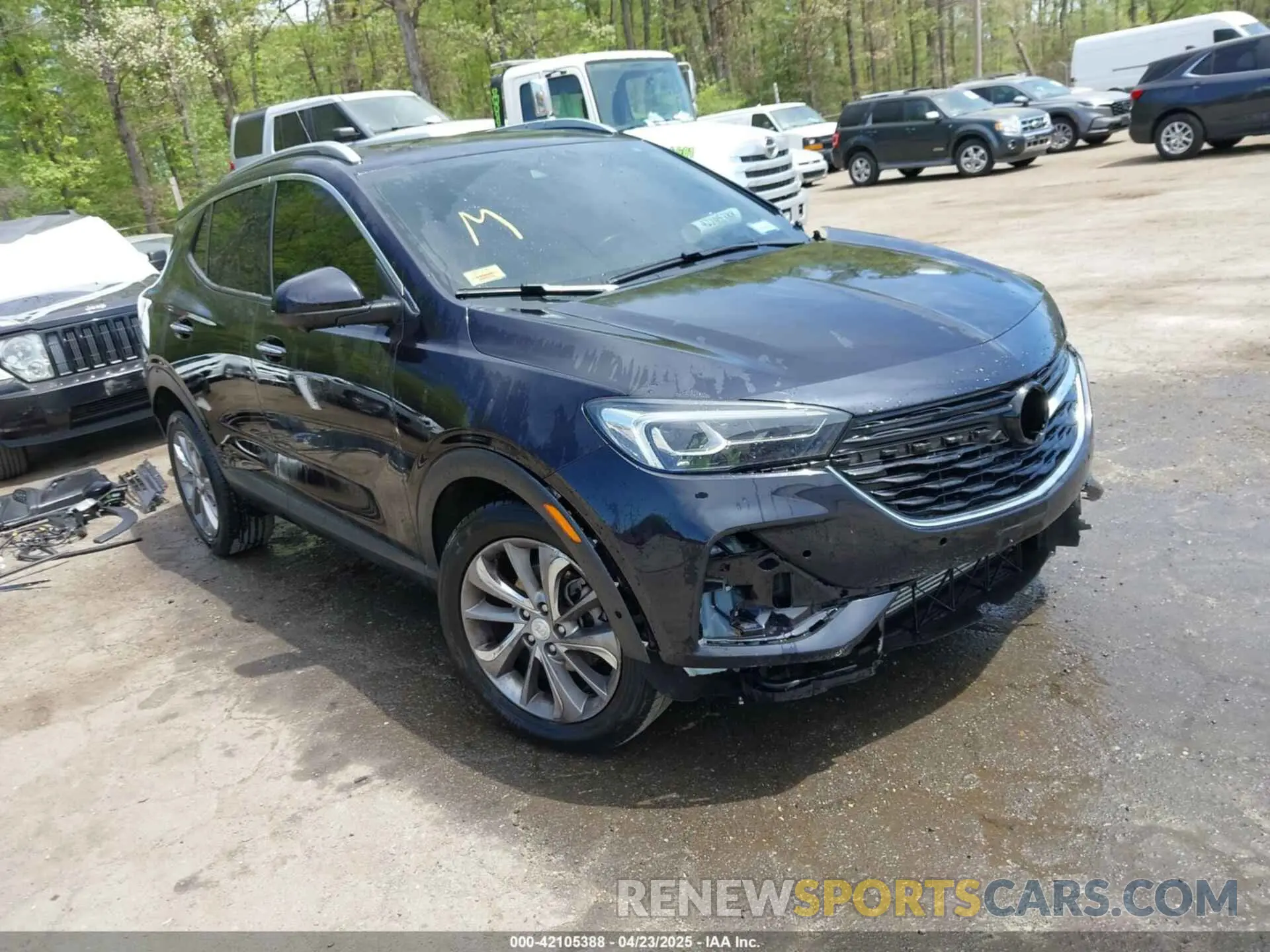 1 Фотография поврежденного автомобиля KL4MMGSL8LB074114 BUICK ENCORE GX 2020