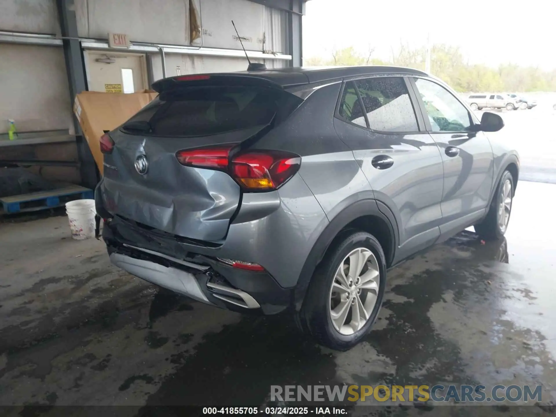 4 Фотография поврежденного автомобиля KL4MMBS20MB054063 BUICK ENCORE GX 2021