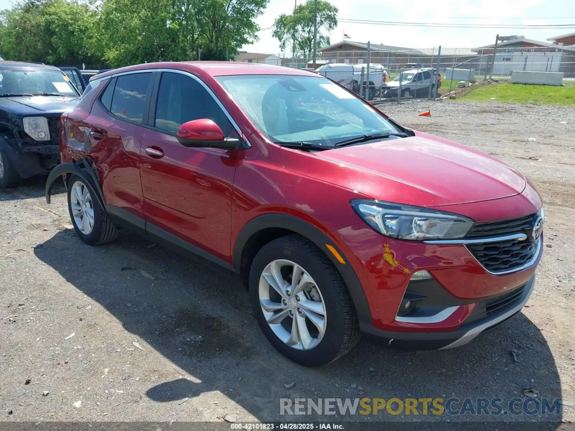 1 Фотография поврежденного автомобиля KL4MMBS22MB072614 BUICK ENCORE GX 2021