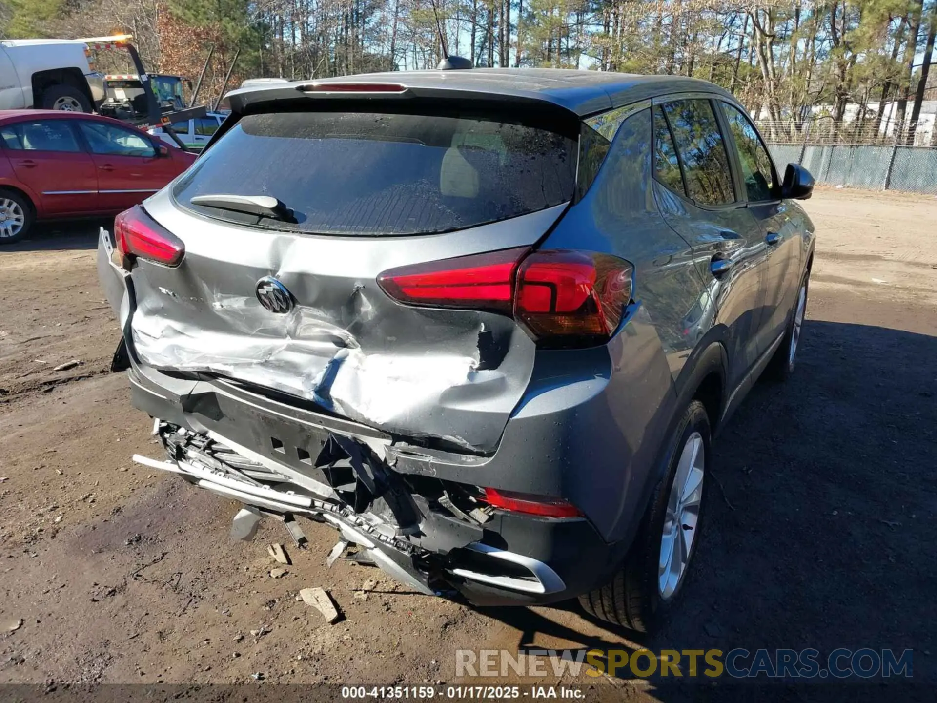 4 Photograph of a damaged car KL4MMBS22MB099120 BUICK ENCORE GX 2021