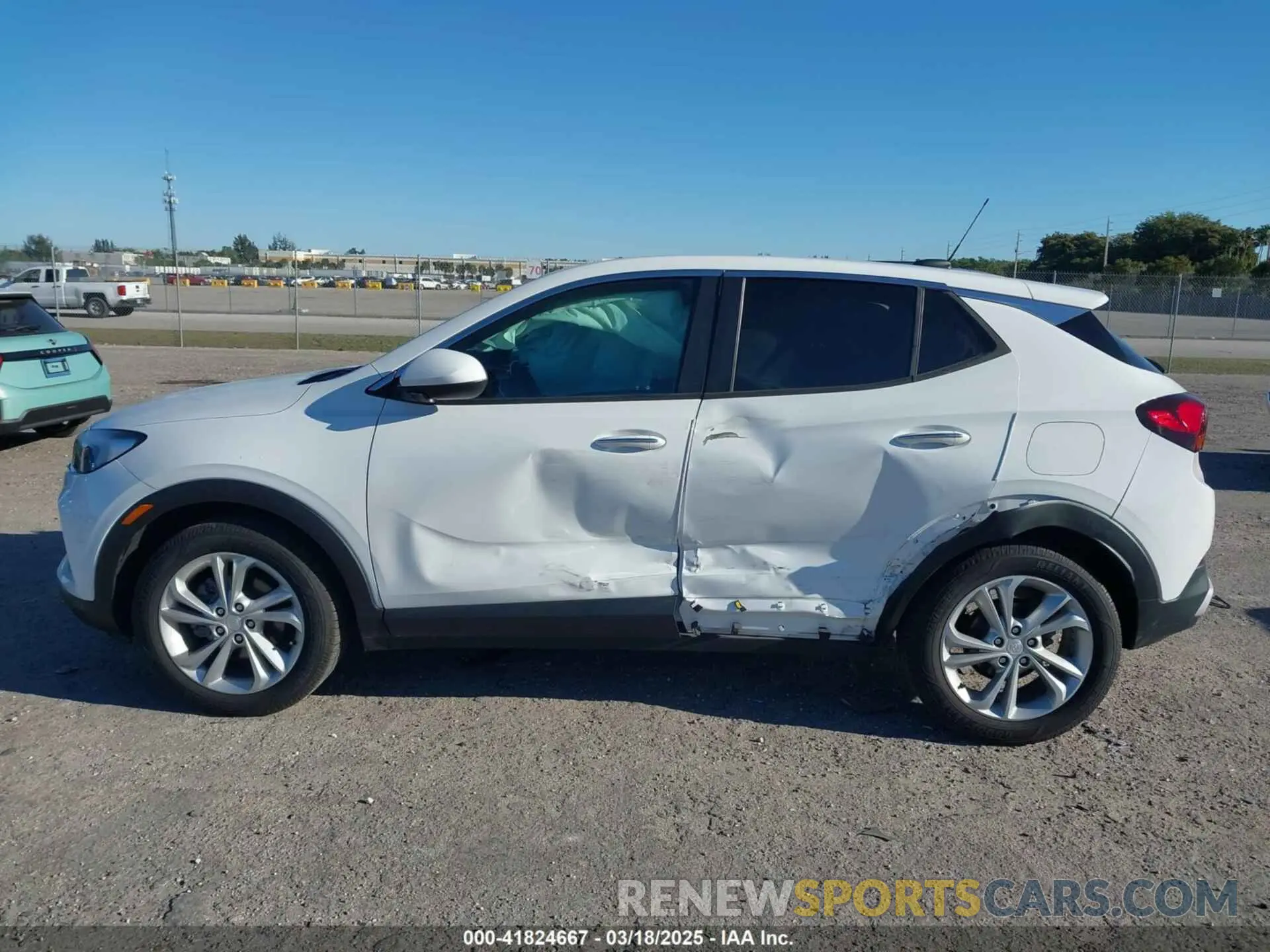 6 Фотография поврежденного автомобиля KL4MMBS24MB053448 BUICK ENCORE GX 2021