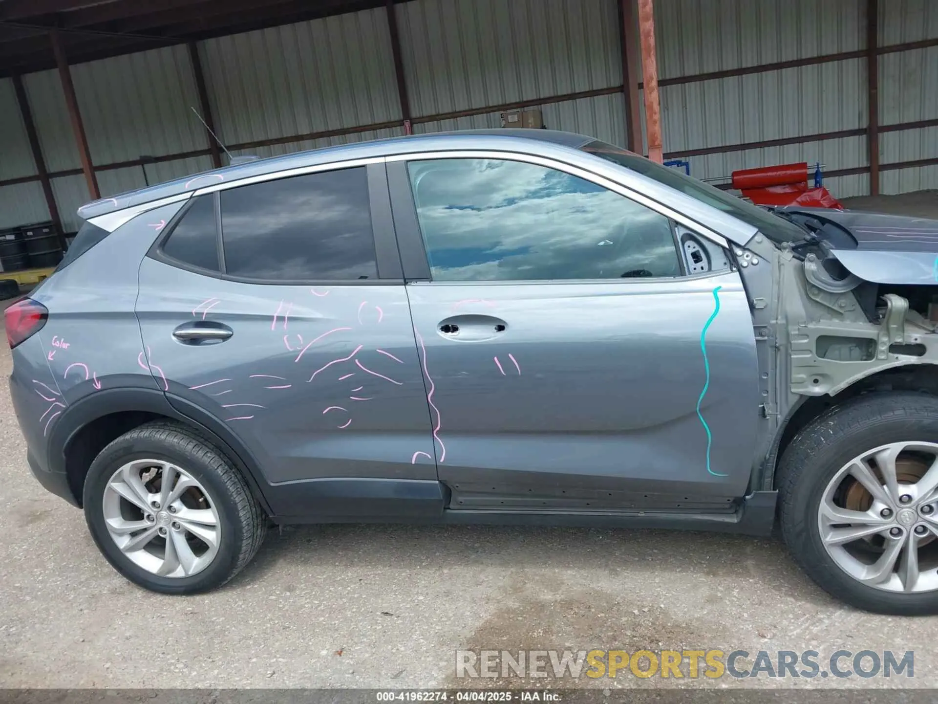 14 Фотография поврежденного автомобиля KL4MMBS24MB060240 BUICK ENCORE GX 2021