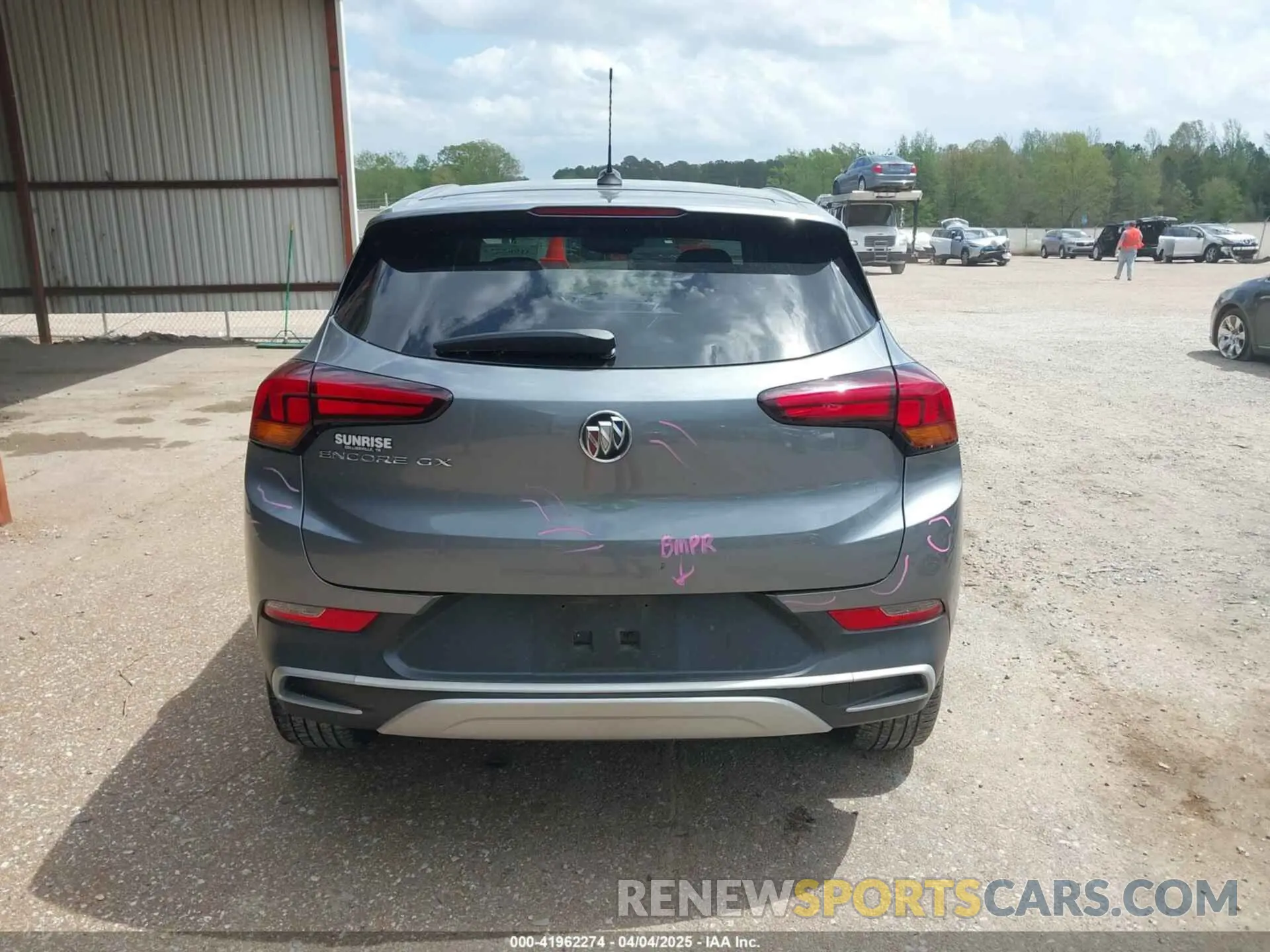 17 Фотография поврежденного автомобиля KL4MMBS24MB060240 BUICK ENCORE GX 2021
