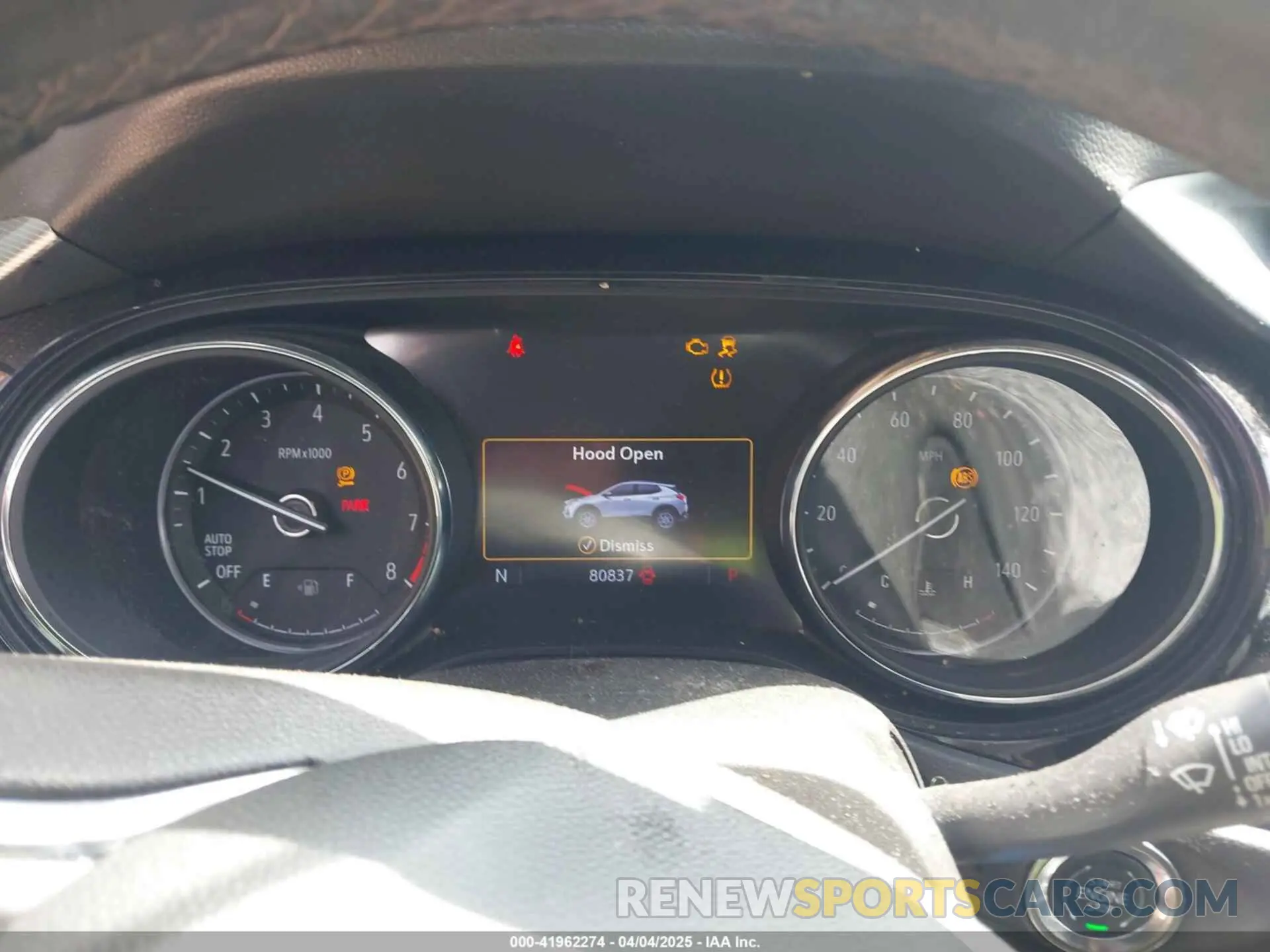 7 Фотография поврежденного автомобиля KL4MMBS24MB060240 BUICK ENCORE GX 2021