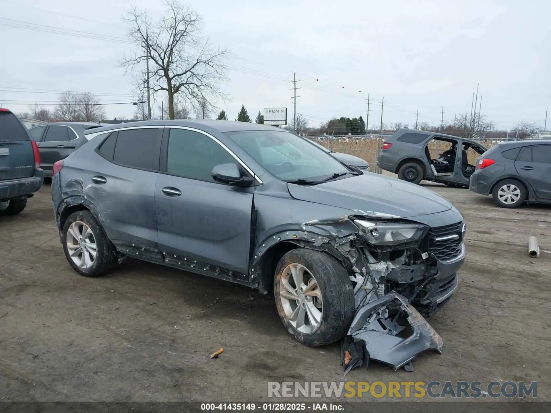 1 Фотография поврежденного автомобиля KL4MMCSL4MB101223 BUICK ENCORE GX 2021