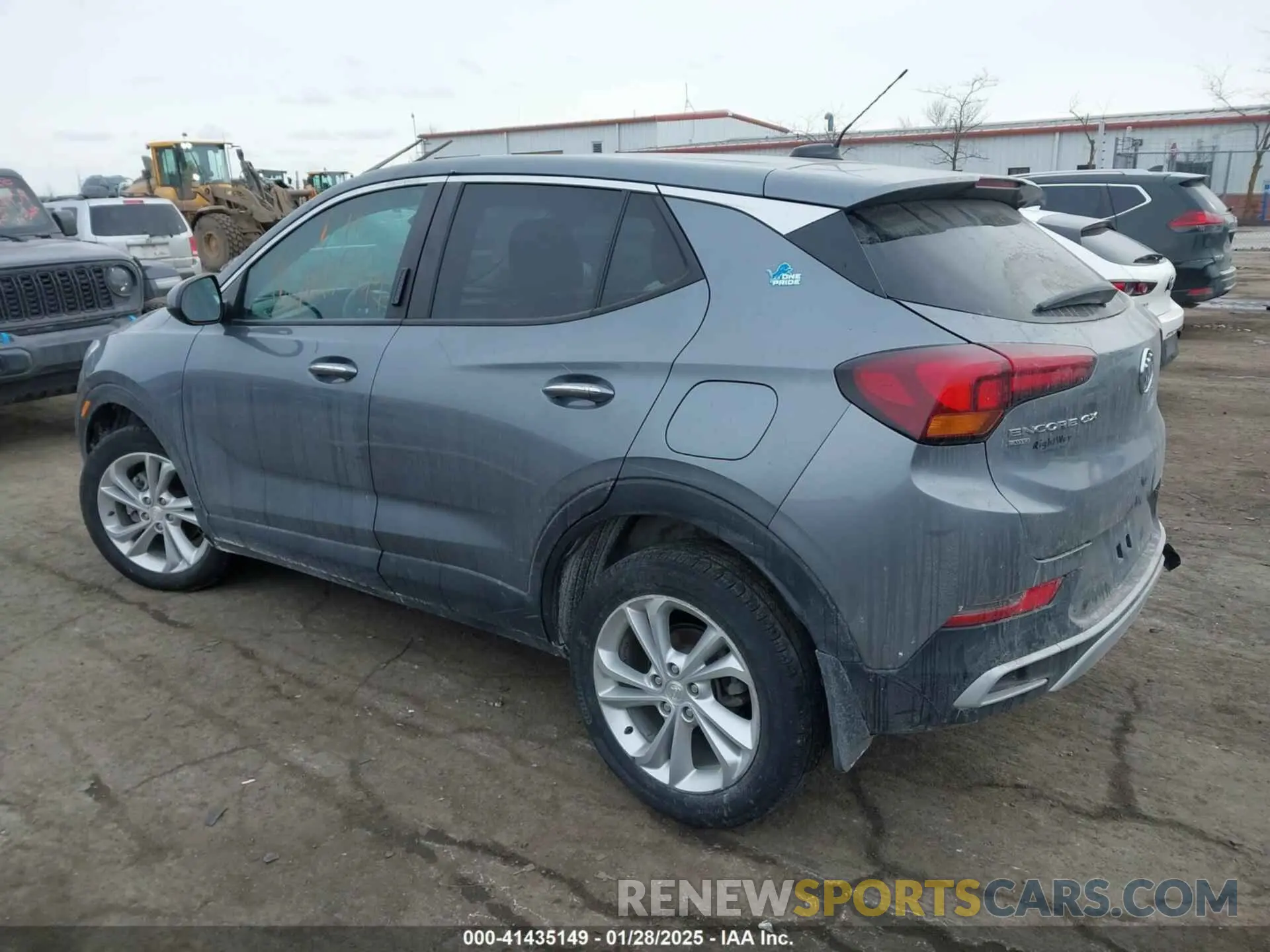 3 Фотография поврежденного автомобиля KL4MMCSL4MB101223 BUICK ENCORE GX 2021