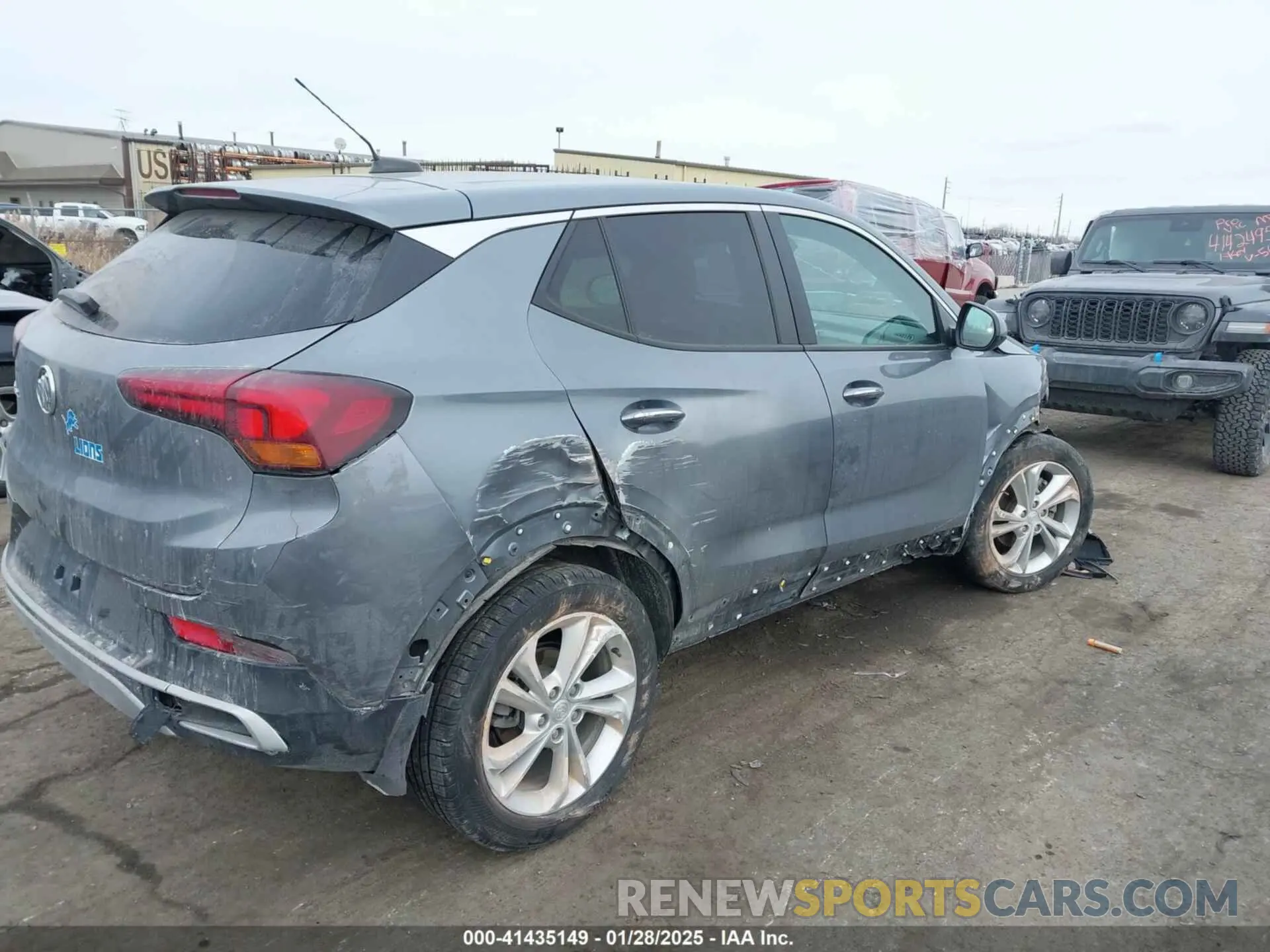 4 Фотография поврежденного автомобиля KL4MMCSL4MB101223 BUICK ENCORE GX 2021