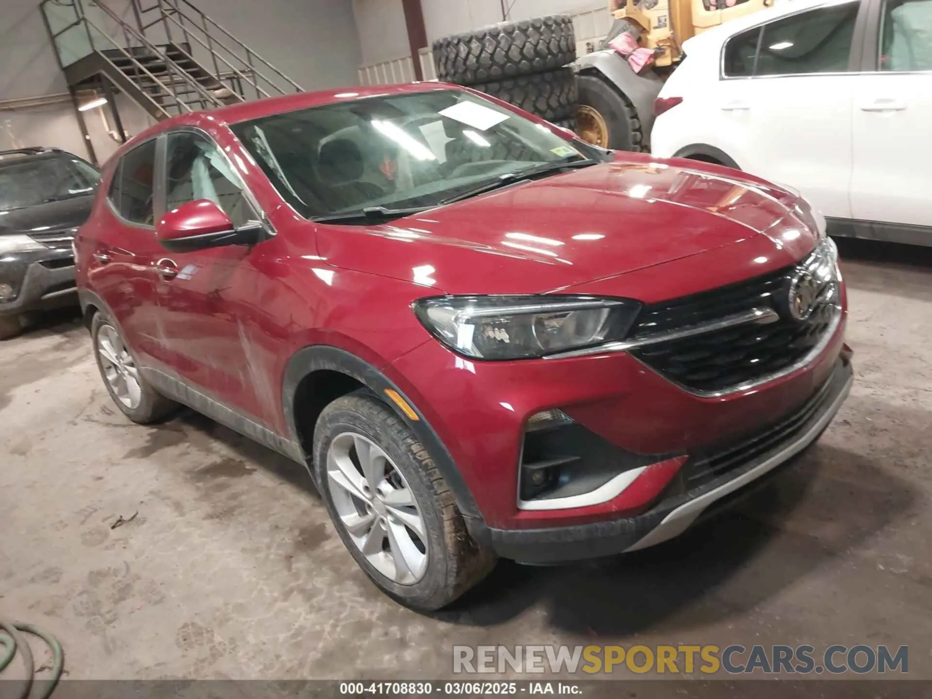 1 Photograph of a damaged car KL4MMCSL8MB073636 BUICK ENCORE GX 2021