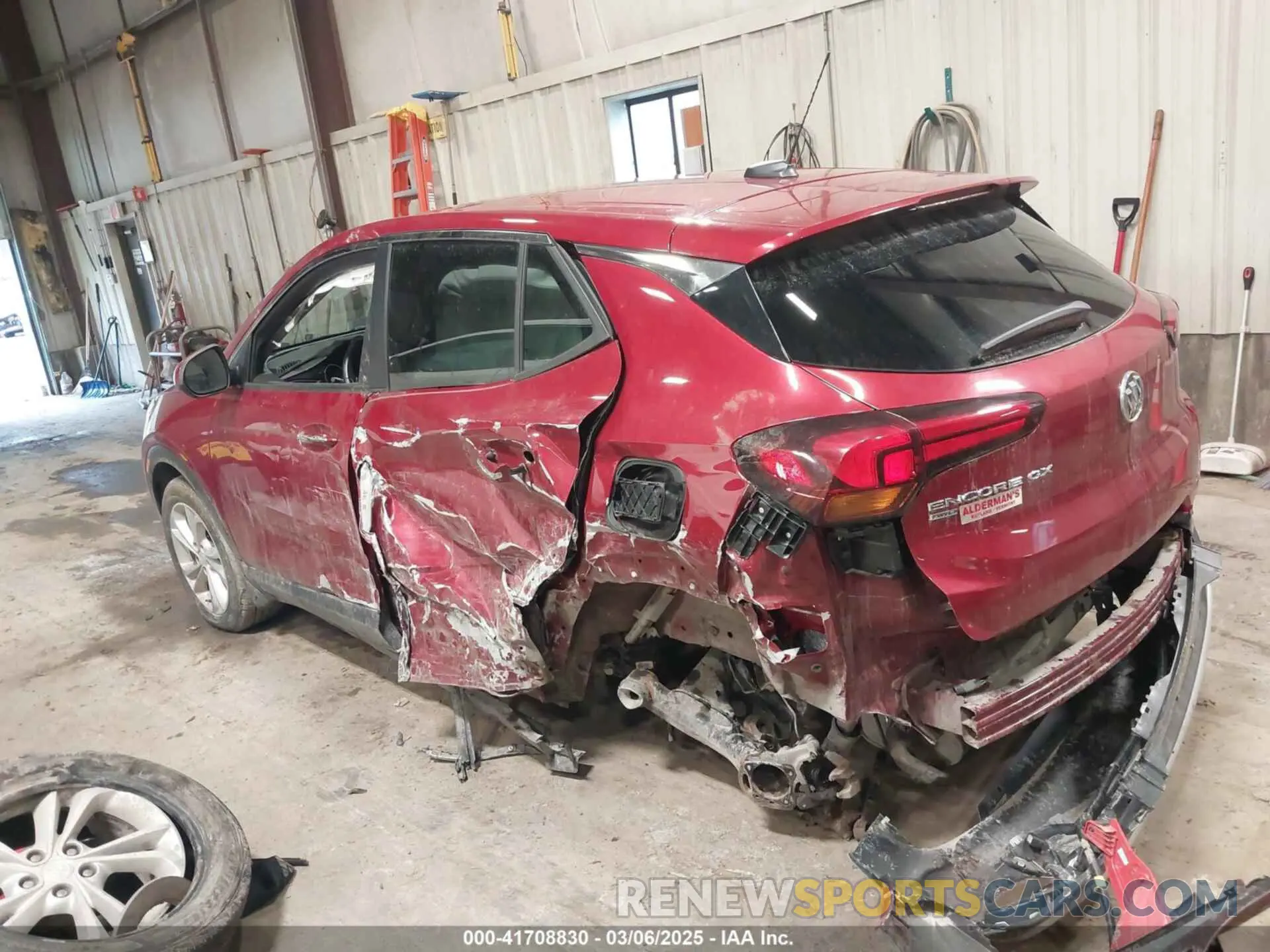 3 Photograph of a damaged car KL4MMCSL8MB073636 BUICK ENCORE GX 2021