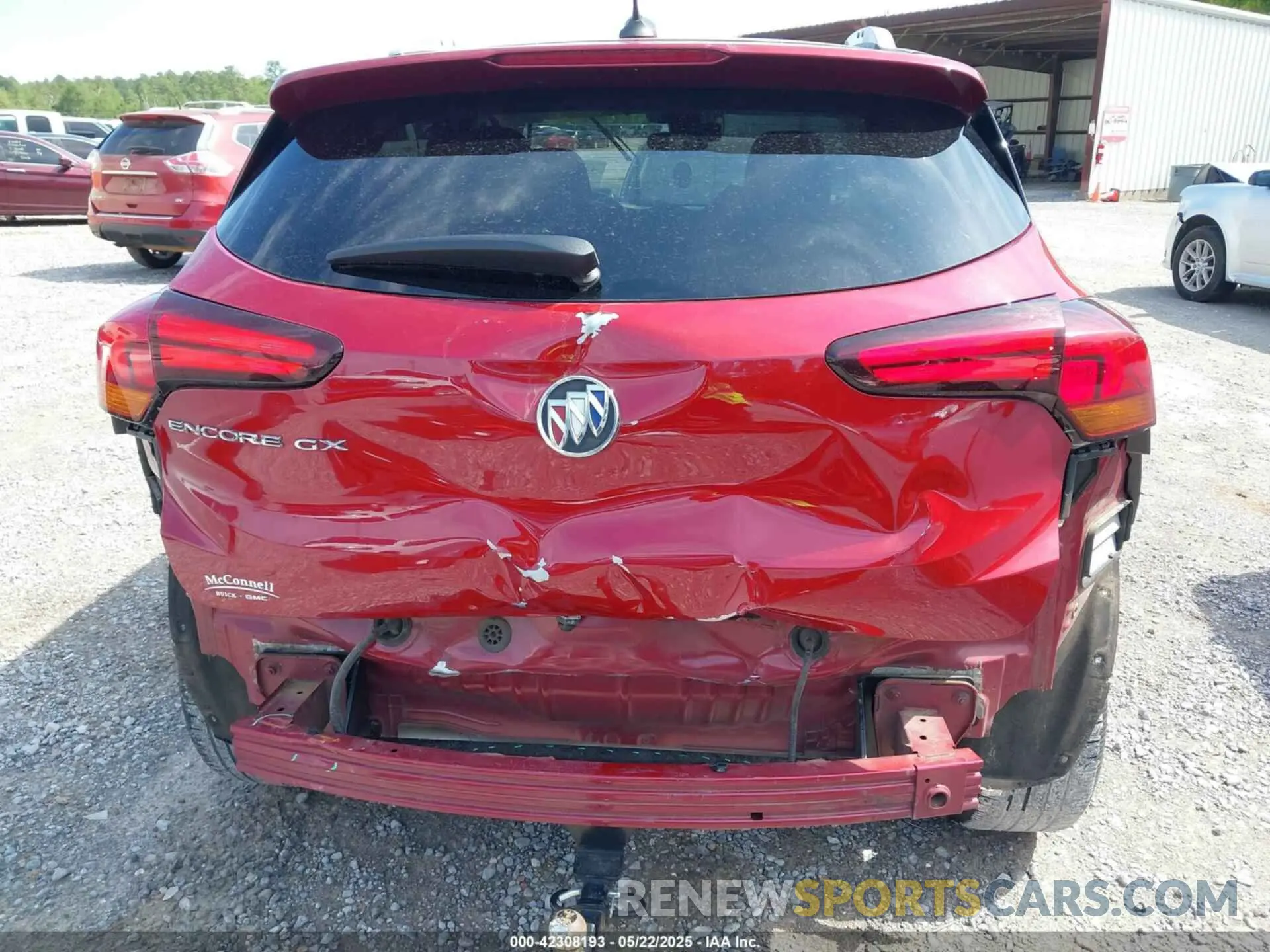 6 Фотография поврежденного автомобиля KL4MMDS22MB121158 BUICK ENCORE GX 2021