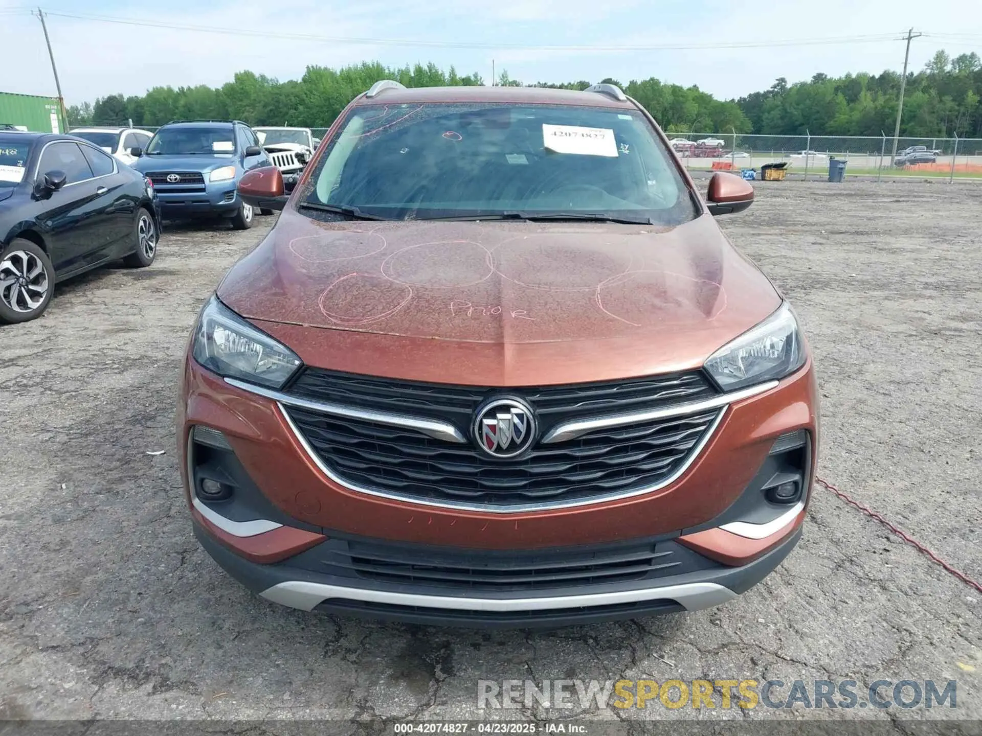 13 Фотография поврежденного автомобиля KL4MMDS25MB046956 BUICK ENCORE GX 2021