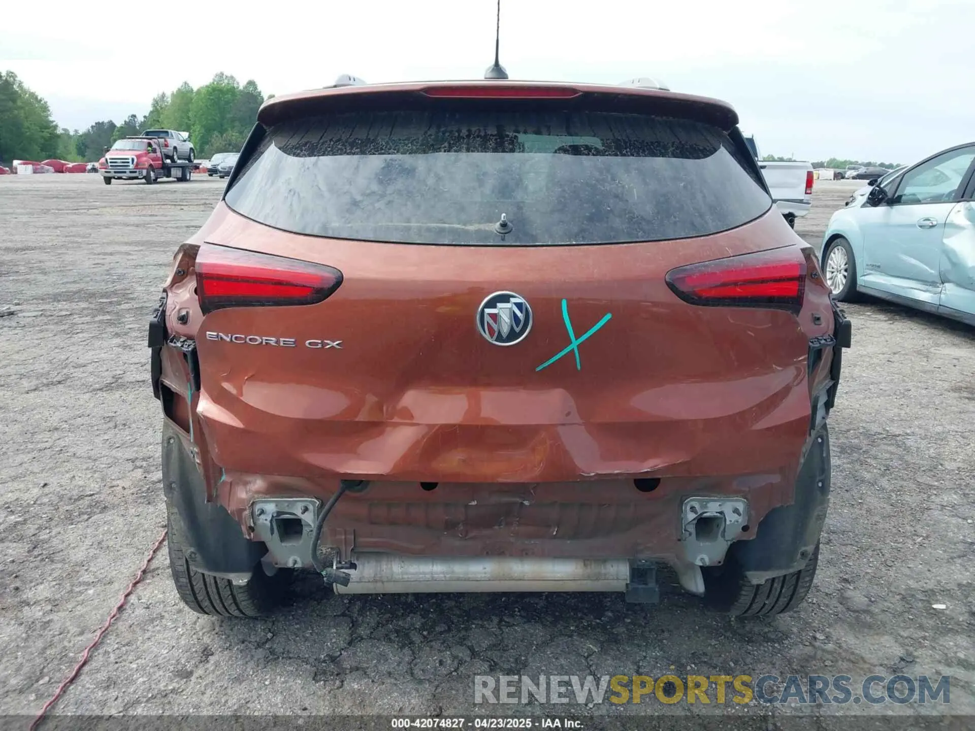 17 Фотография поврежденного автомобиля KL4MMDS25MB046956 BUICK ENCORE GX 2021