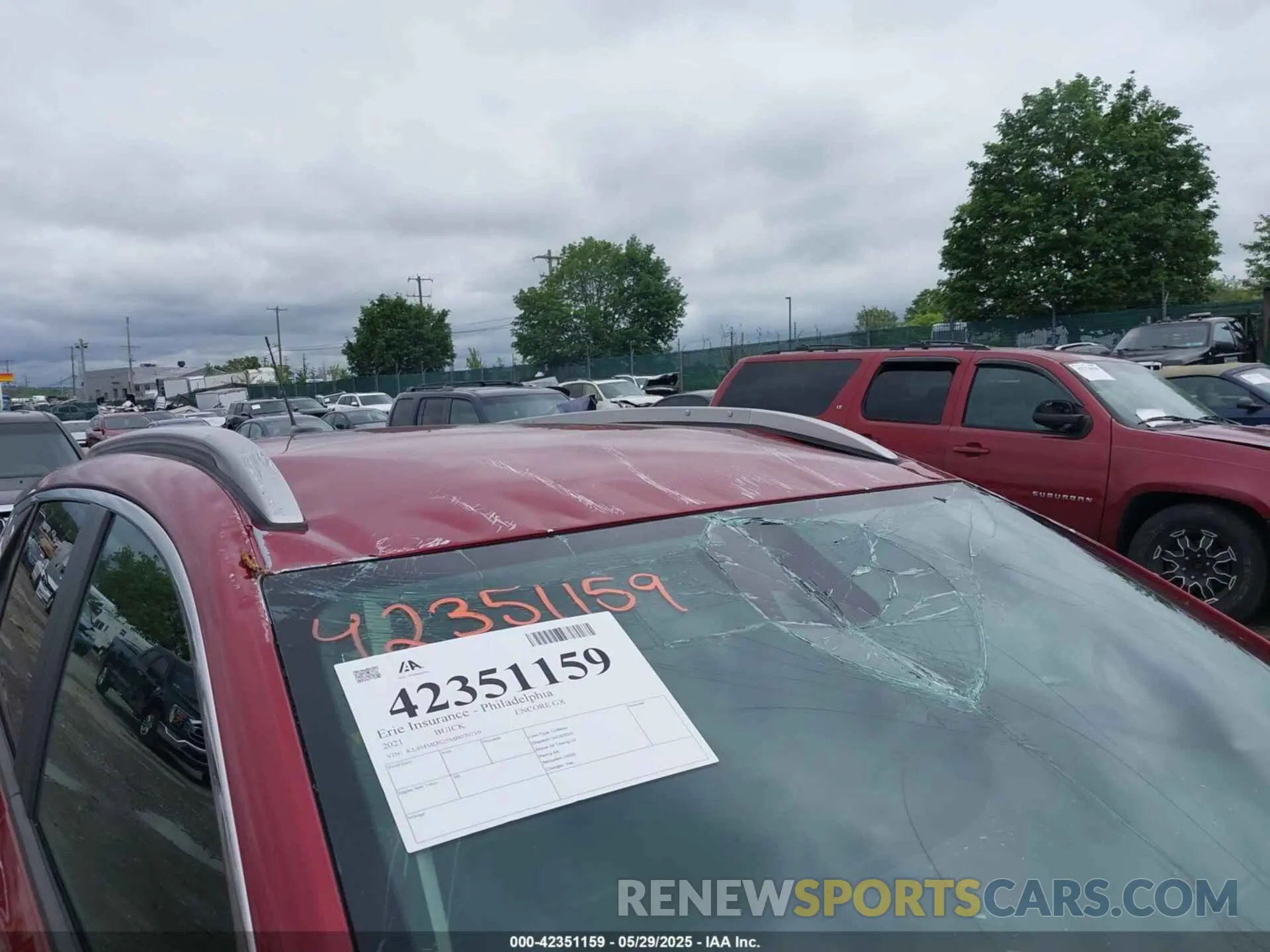 18 Photograph of a damaged car KL4MMDS25MB070710 BUICK ENCORE GX 2021