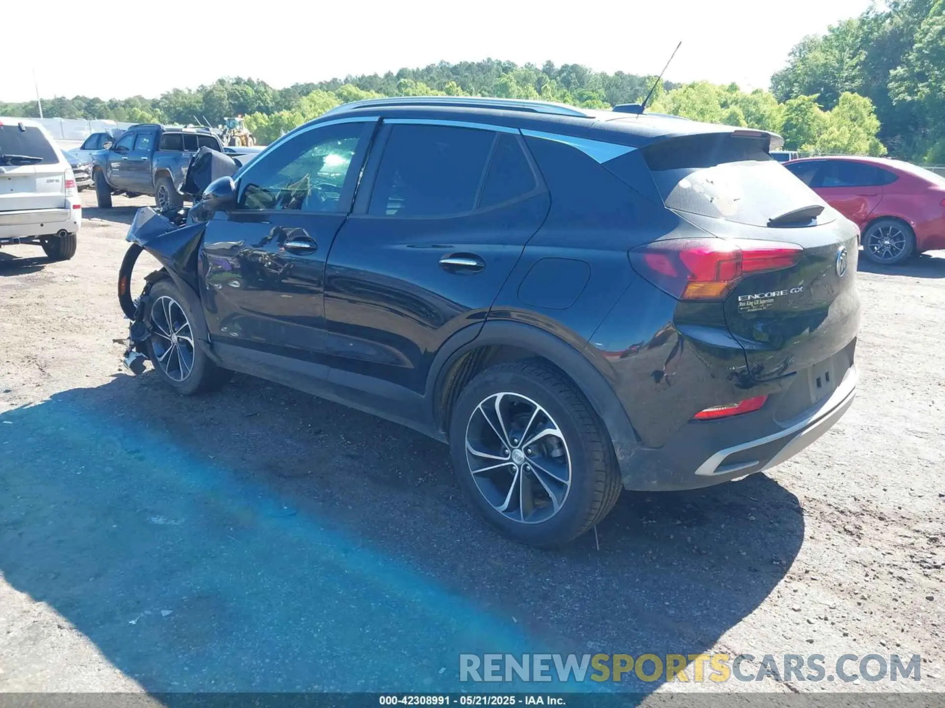 3 Photograph of a damaged car KL4MMDS27MB098539 BUICK ENCORE GX 2021