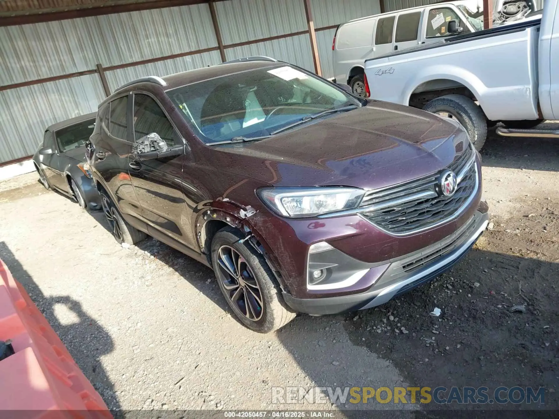 1 Photograph of a damaged car KL4MMDS29MB121206 BUICK ENCORE GX 2021