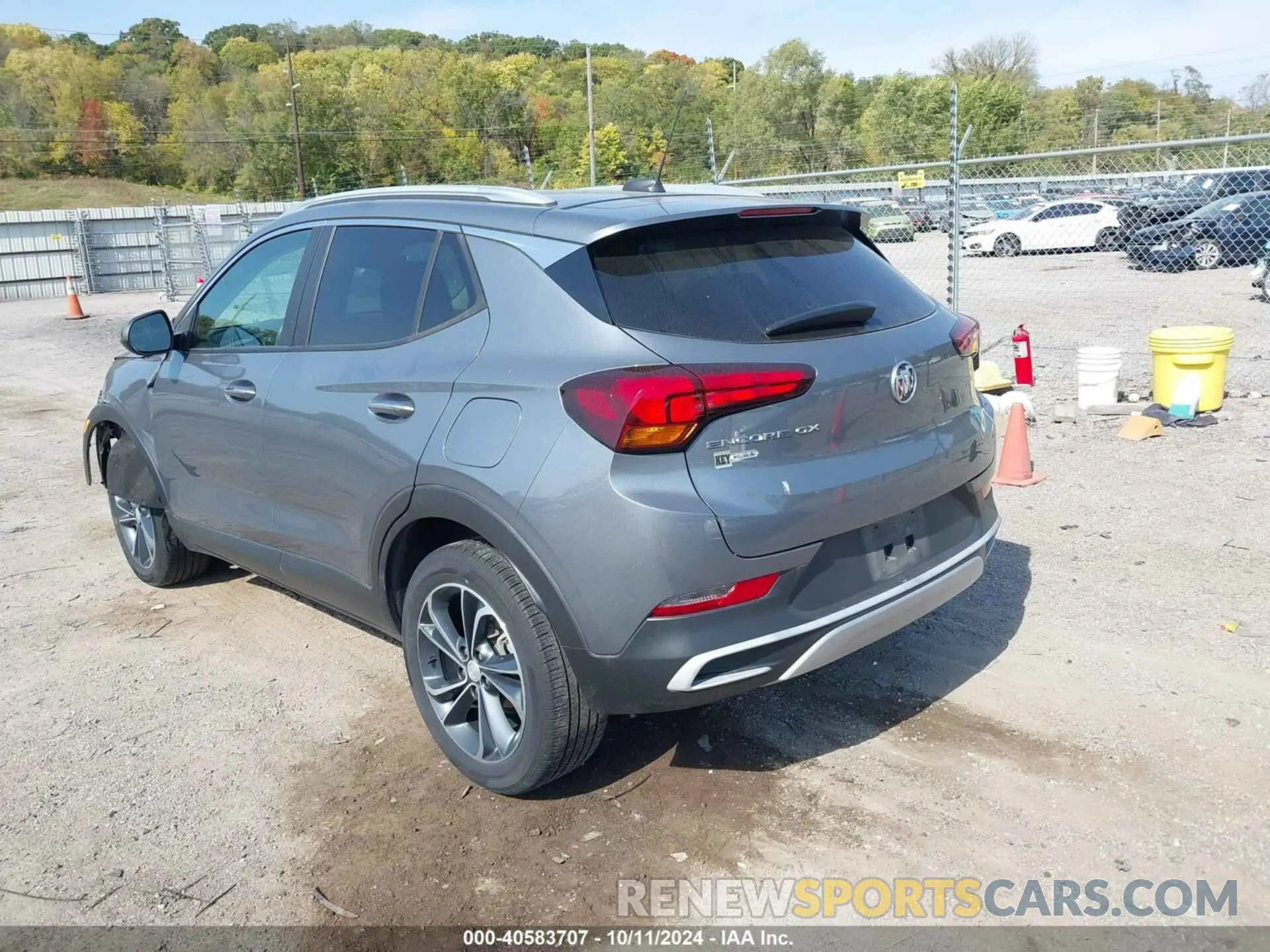 3 Фотография поврежденного автомобиля KL4MMDS2XMB164677 BUICK ENCORE GX 2021