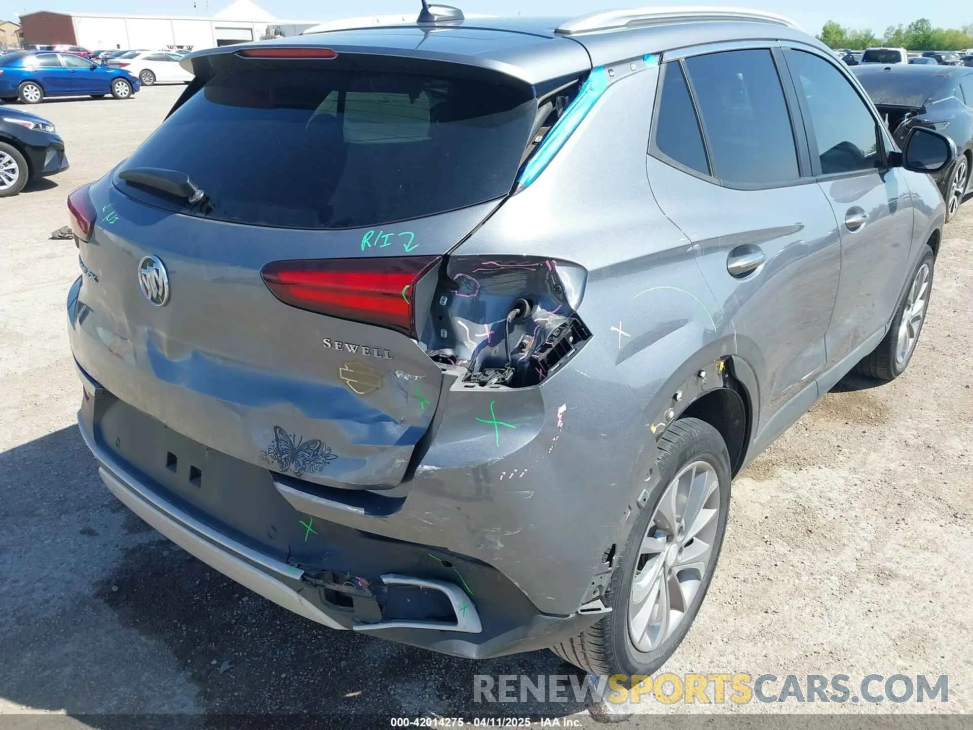 6 Фотография поврежденного автомобиля KL4MMDSL4MB167826 BUICK ENCORE GX 2021