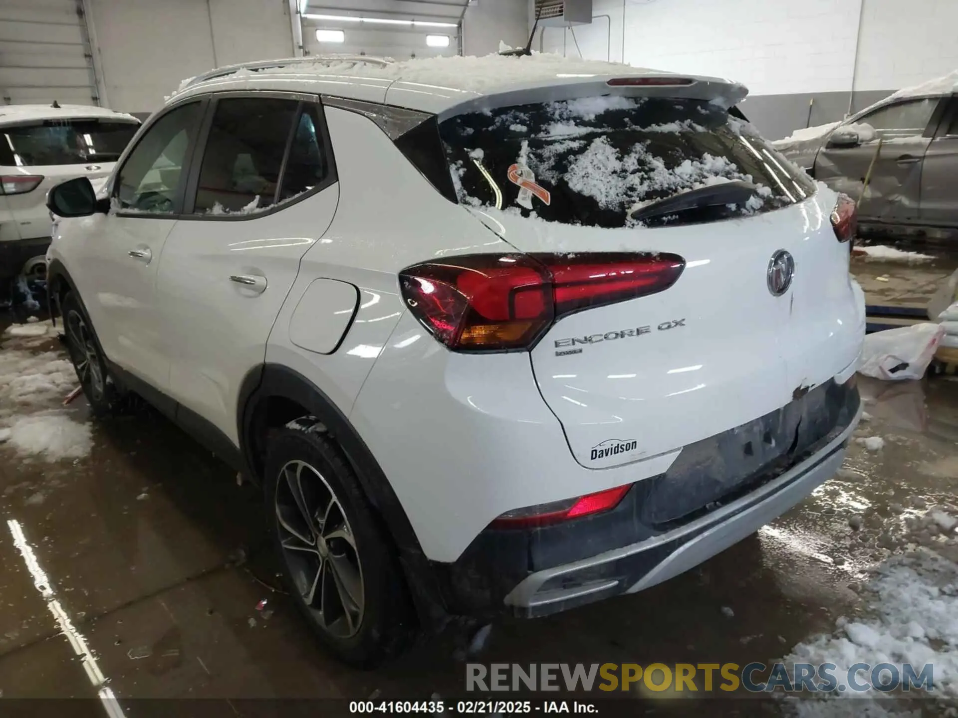 3 Photograph of a damaged car KL4MMESL1MB075823 BUICK ENCORE GX 2021