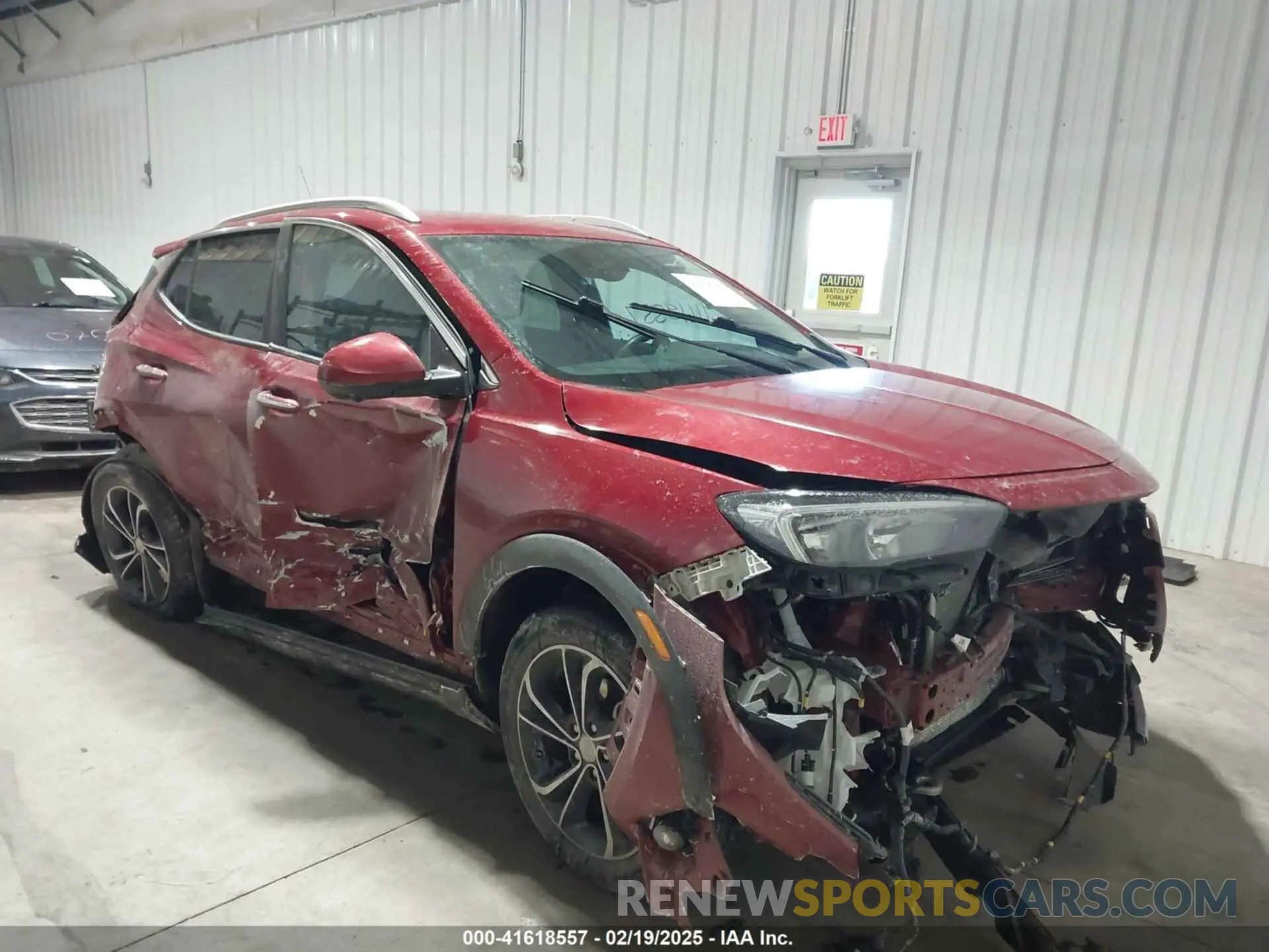 1 Photograph of a damaged car KL4MMESL2MB142302 BUICK ENCORE GX 2021