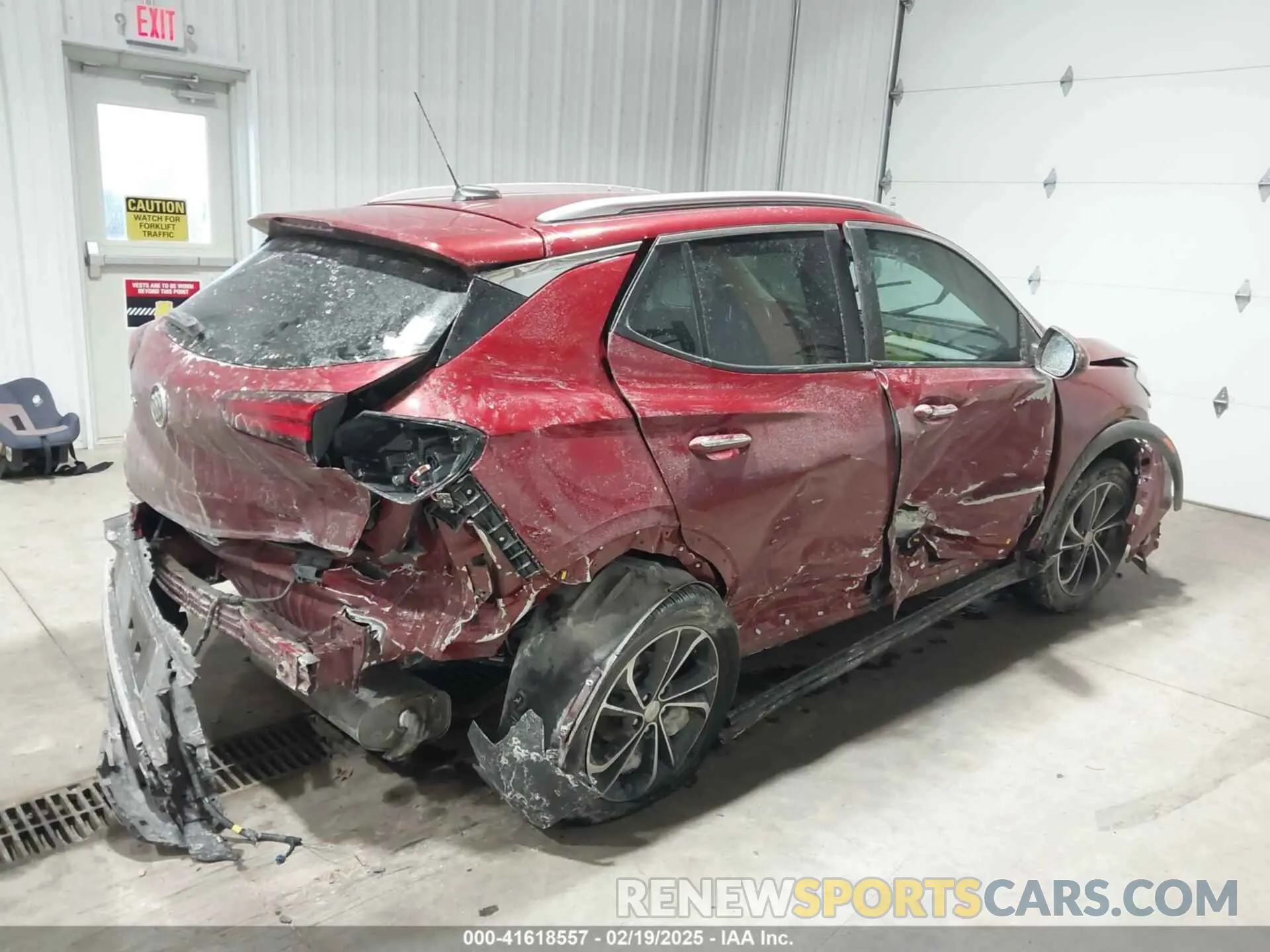 4 Photograph of a damaged car KL4MMESL2MB142302 BUICK ENCORE GX 2021