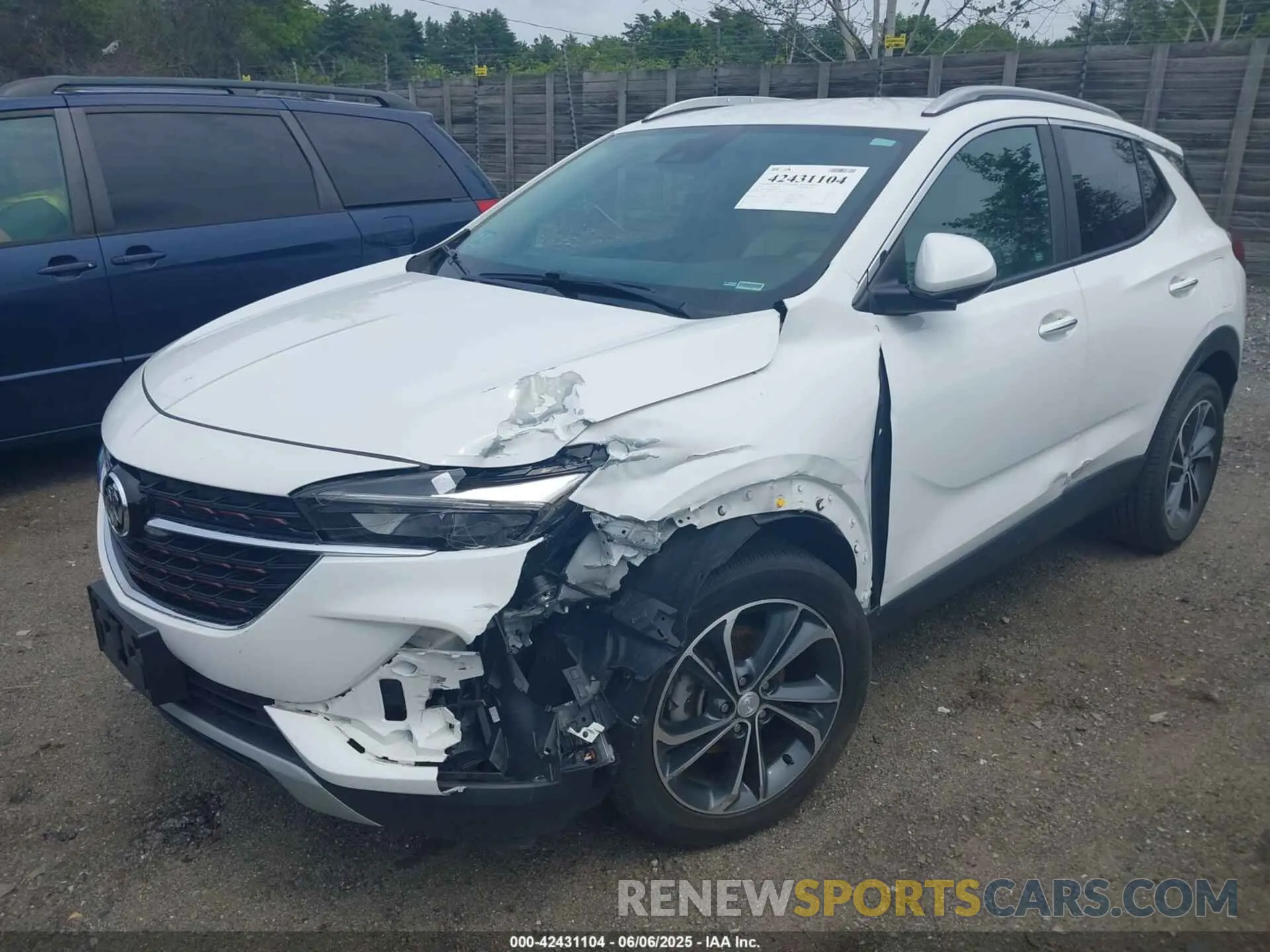 2 Photograph of a damaged car KL4MMESL2MB172321 BUICK ENCORE GX 2021