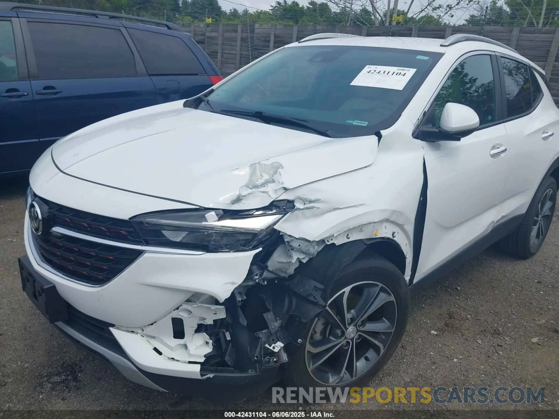 6 Photograph of a damaged car KL4MMESL2MB172321 BUICK ENCORE GX 2021