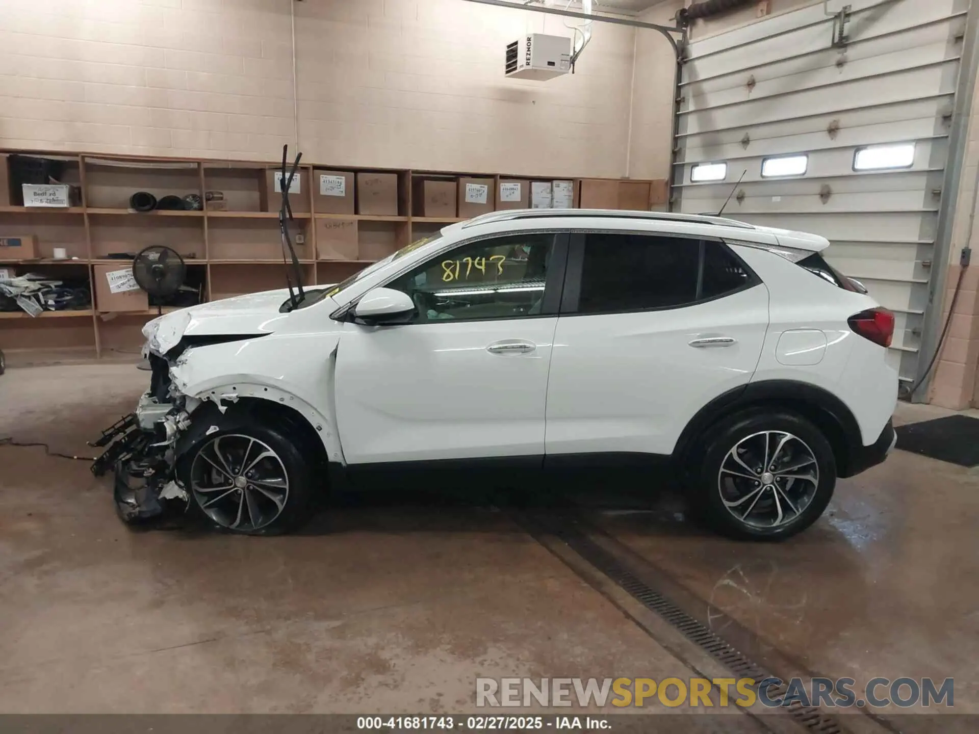 14 Фотография поврежденного автомобиля KL4MMESL4MB155293 BUICK ENCORE GX 2021