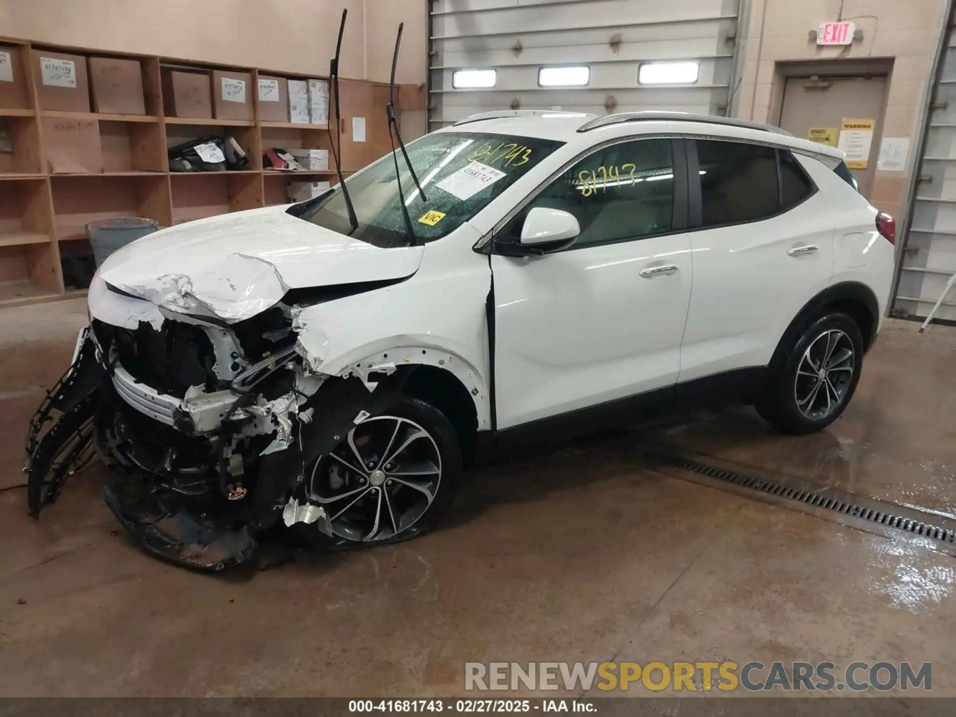 2 Фотография поврежденного автомобиля KL4MMESL4MB155293 BUICK ENCORE GX 2021