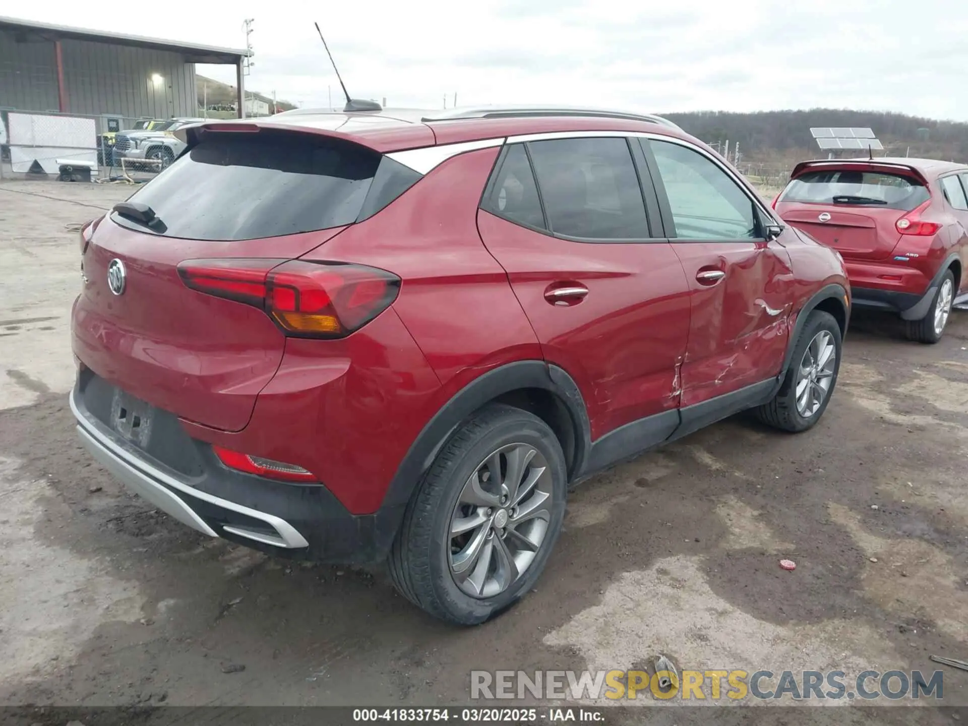 4 Photograph of a damaged car KL4MMESL6MB096585 BUICK ENCORE GX 2021