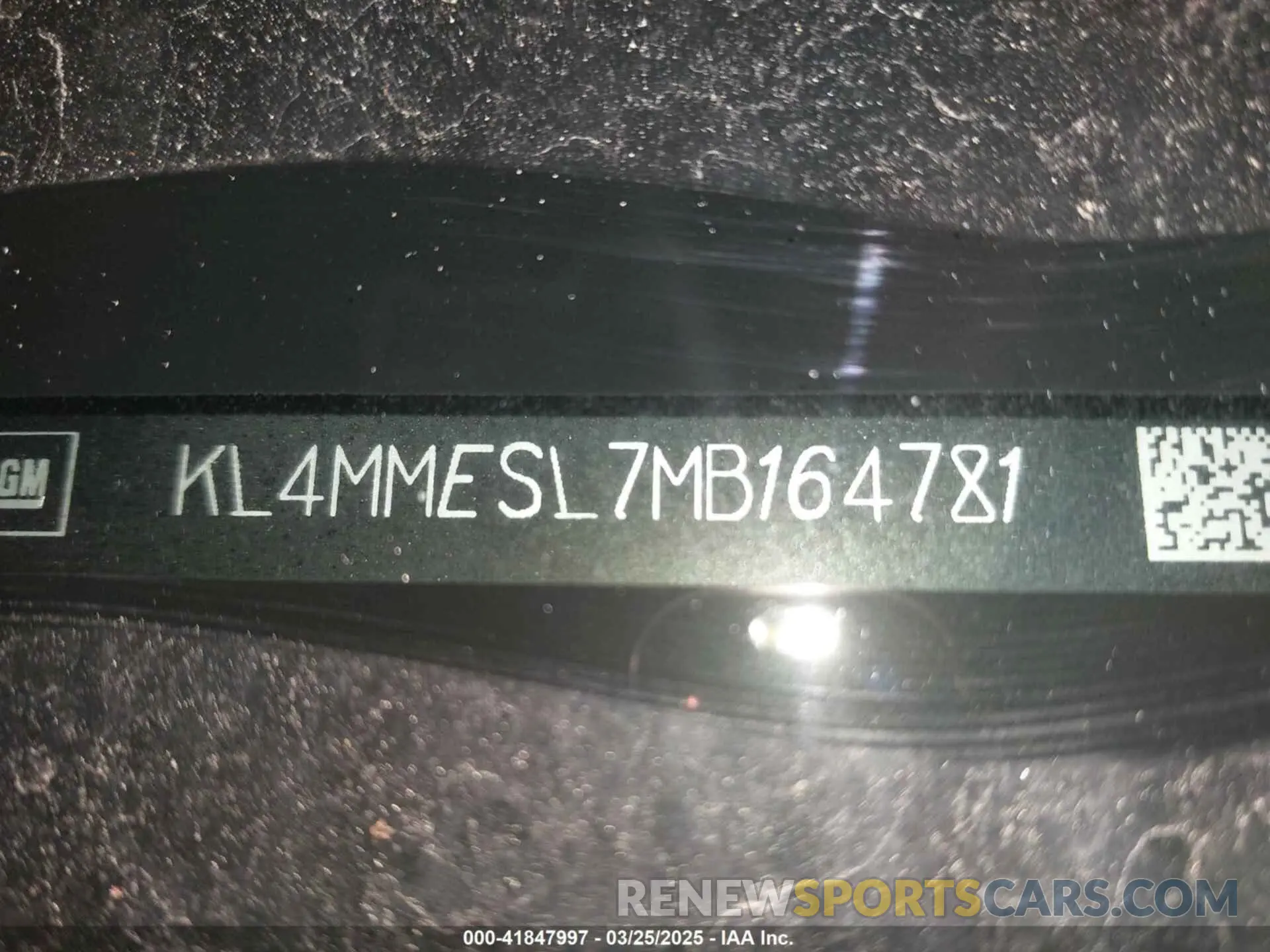 9 Фотография поврежденного автомобиля KL4MMESL7MB164781 BUICK ENCORE GX 2021
