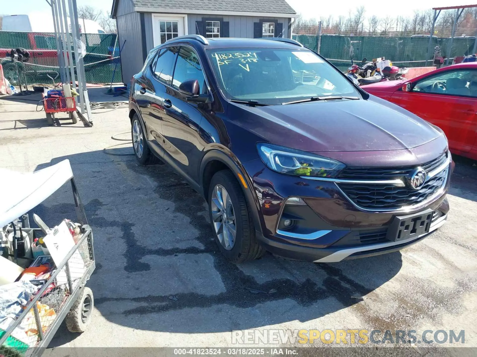 1 Photograph of a damaged car KL4MMFSL3MB143433 BUICK ENCORE GX 2021